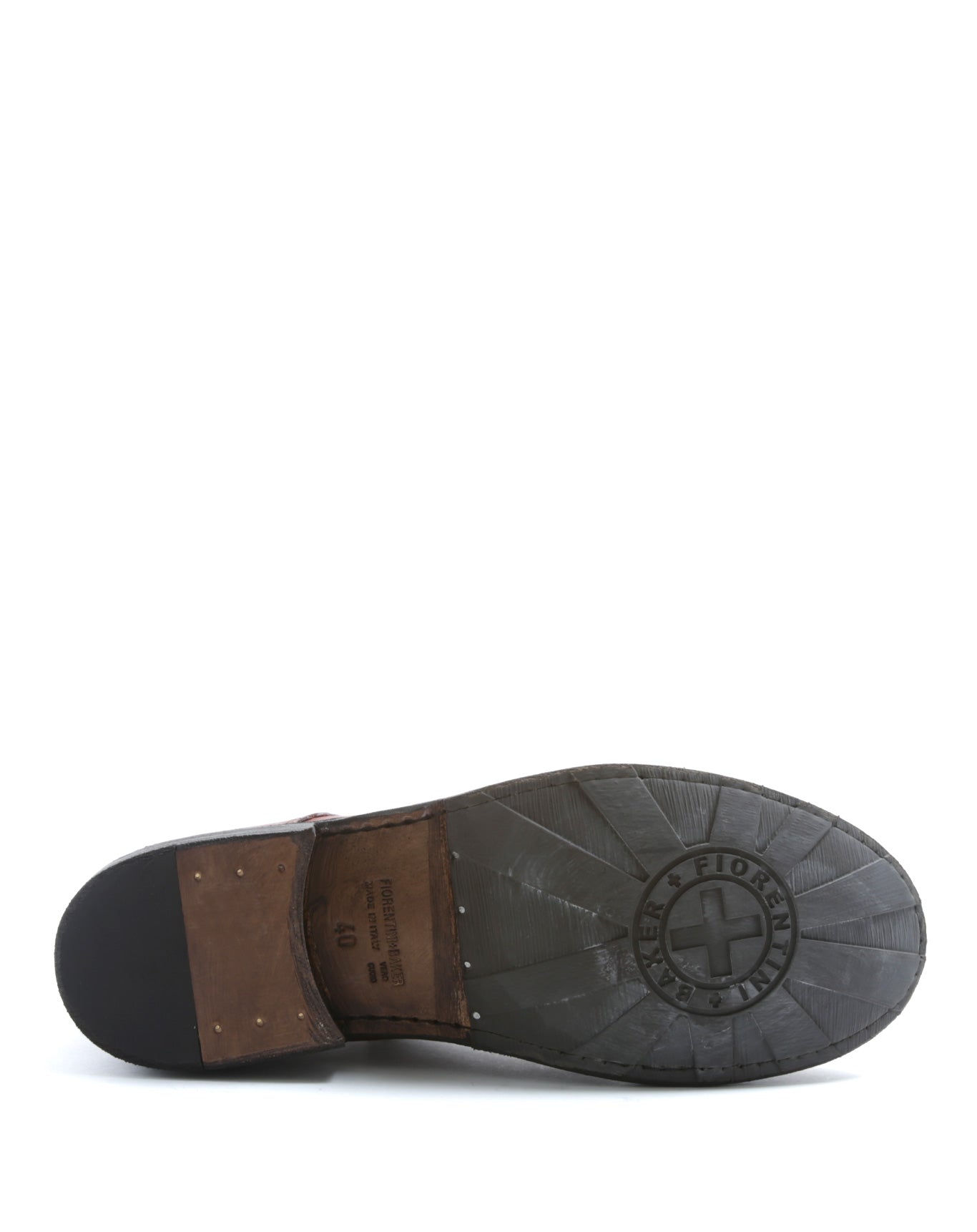Fiorentini + Baker, ETERNITY 706, Brick brown leather derby shoe-Made in Italy-sole