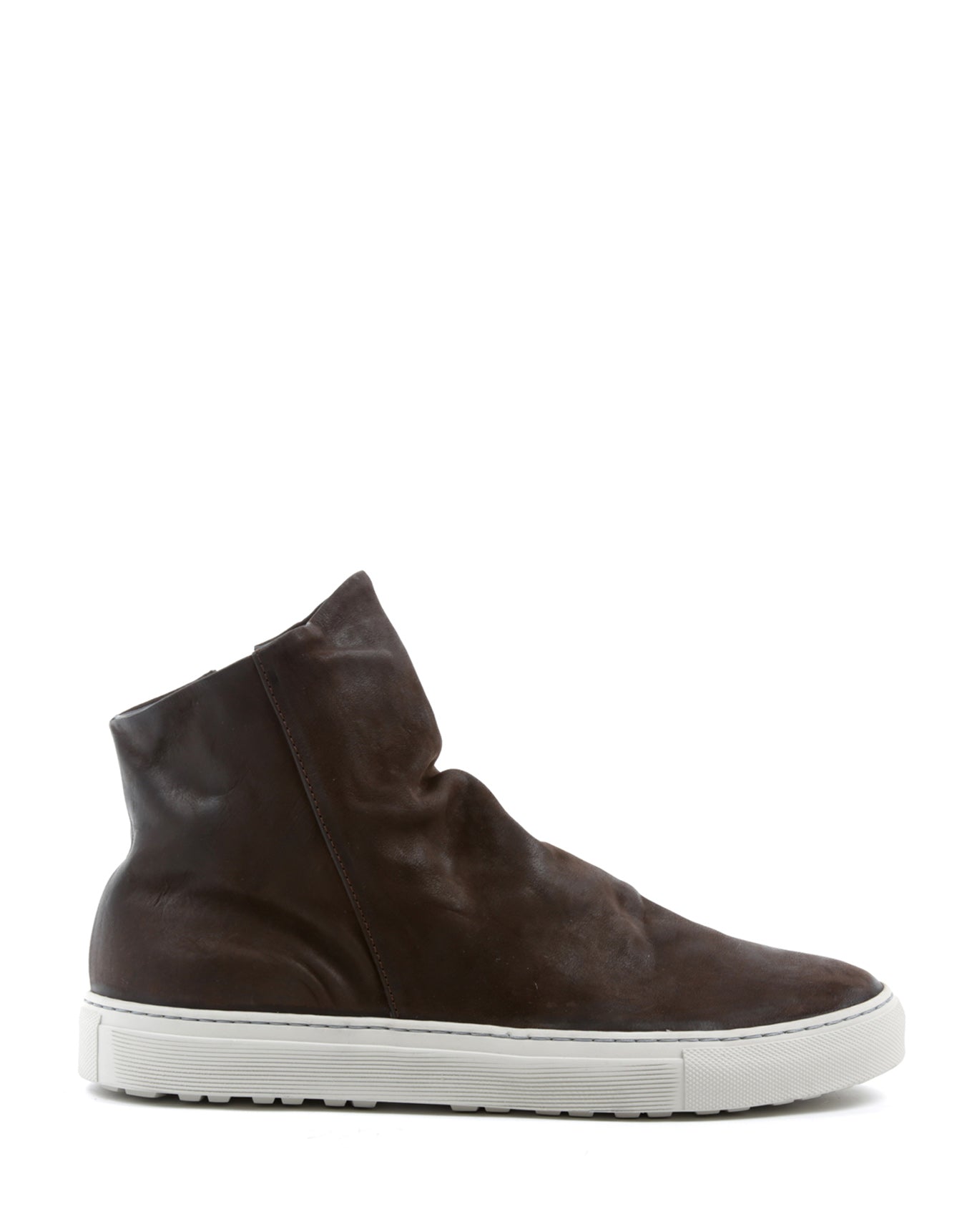 Fiorentini + Baker, BOLT BIEL, Brown leather sneaker boots with inside zip-Made in Italy-side