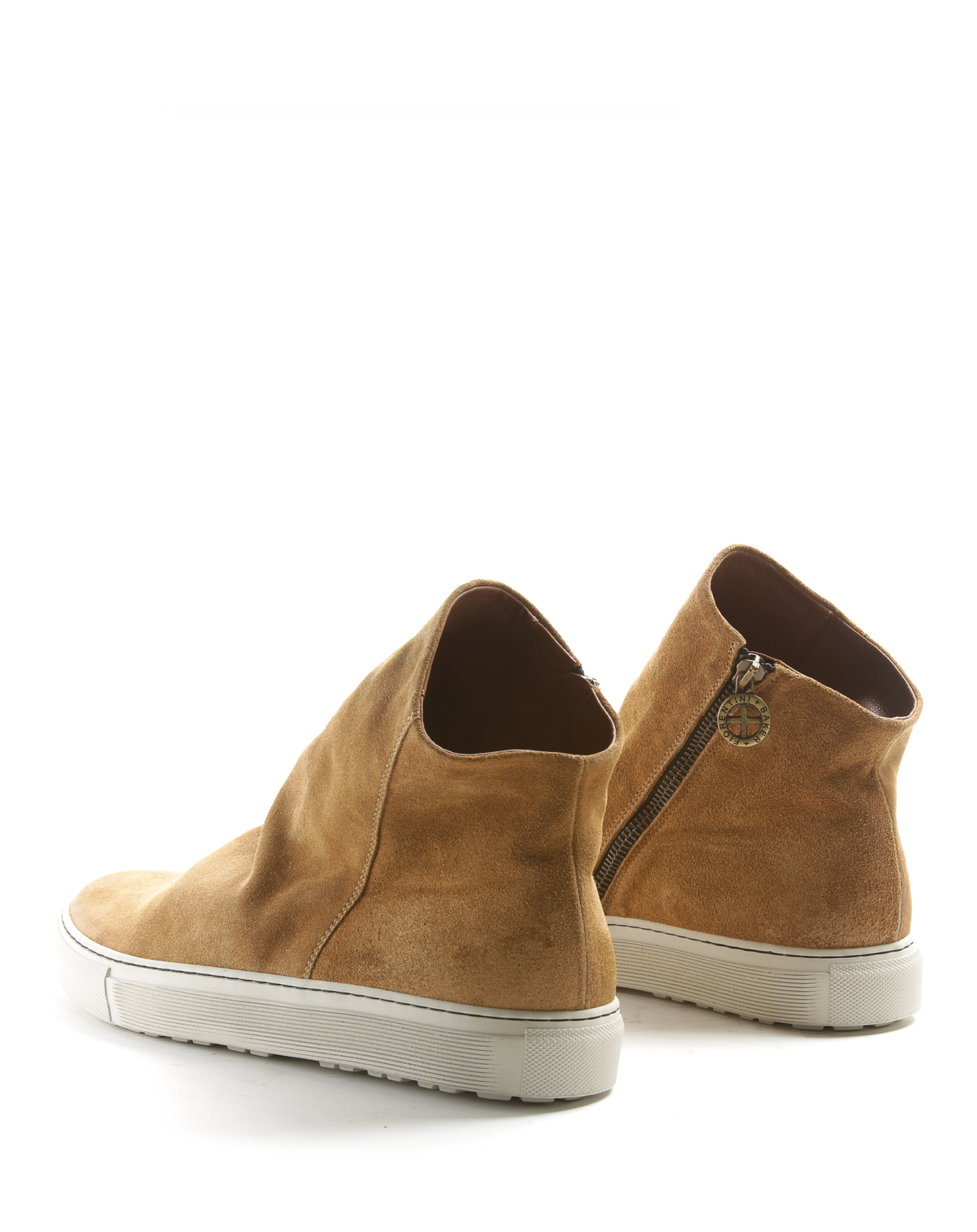 BIEL Cognac Suede Sneaker Boots