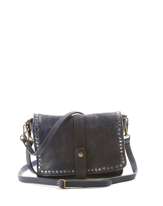 AMY Blue Leather Bag