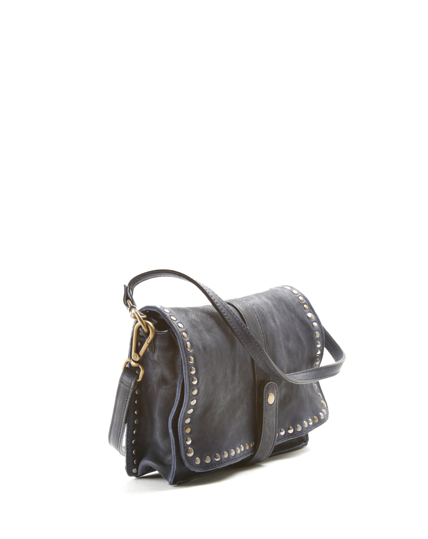 AMY Blue Leather Bag
