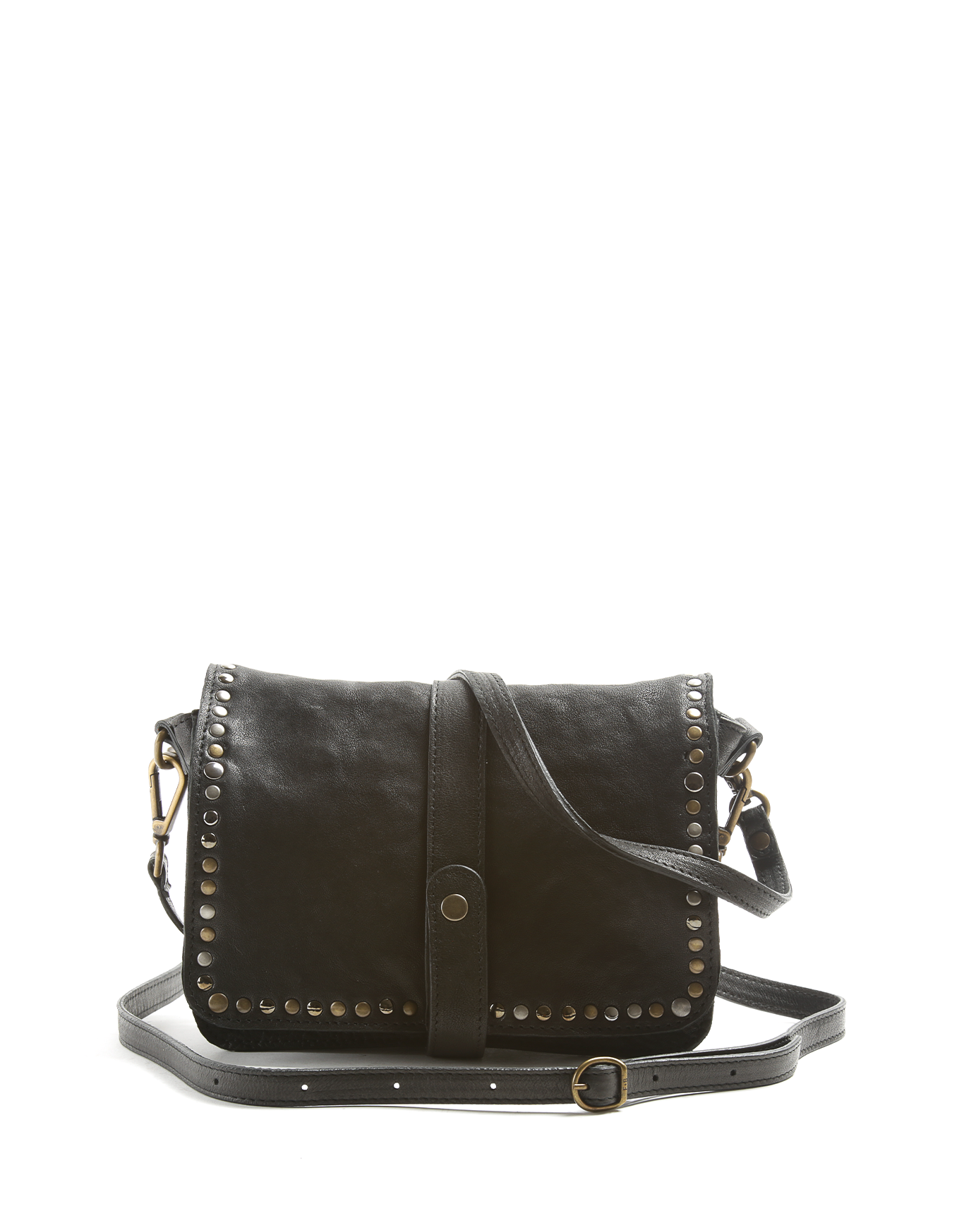 AMY Black Leather Bag