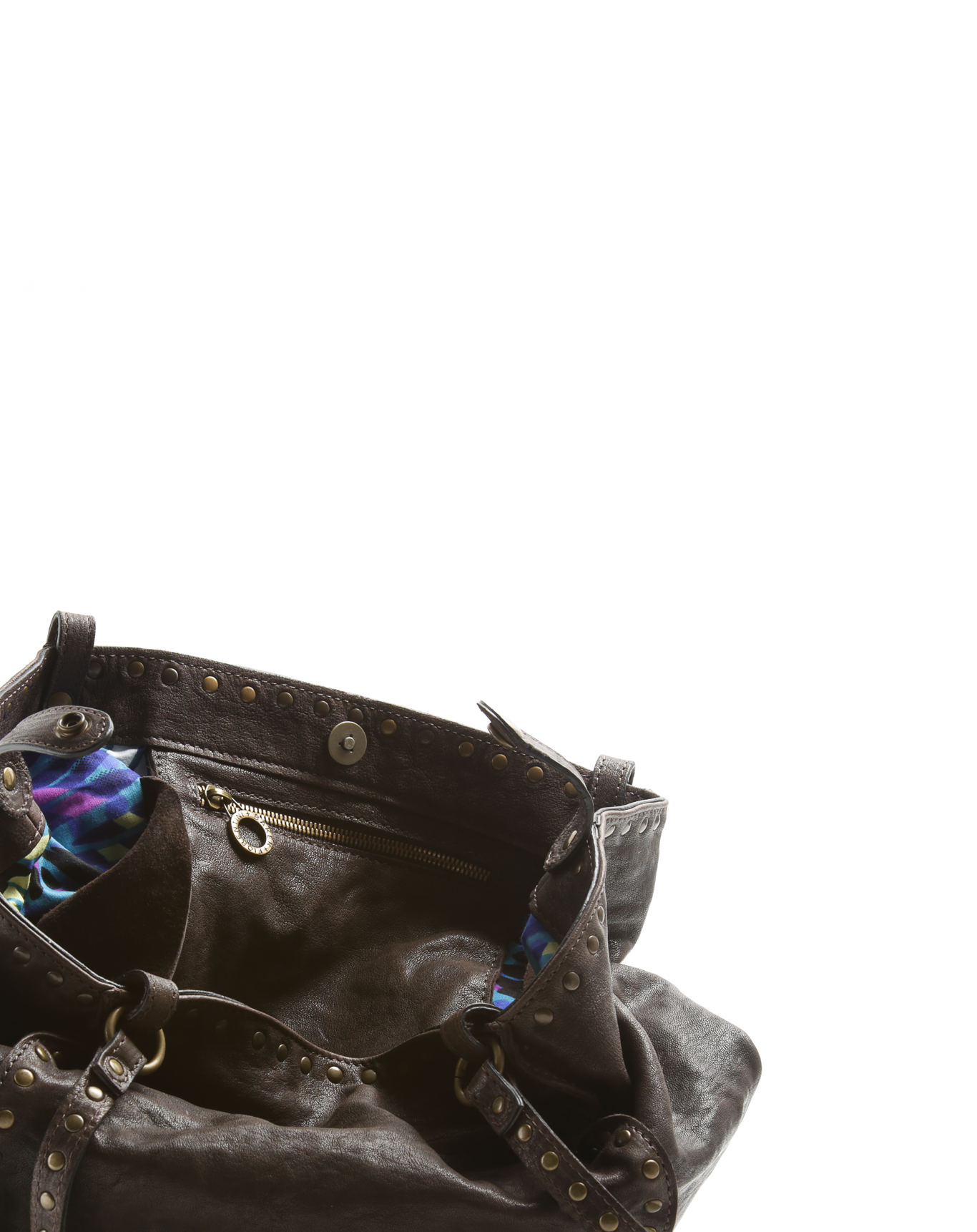 BLU Brown Leather Bag