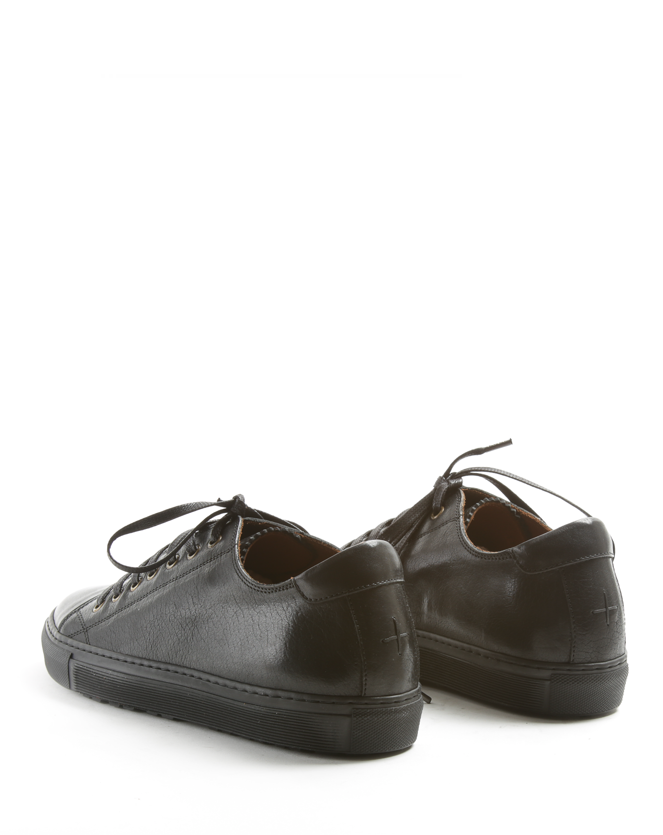 BEXY Black Leather Sneakers