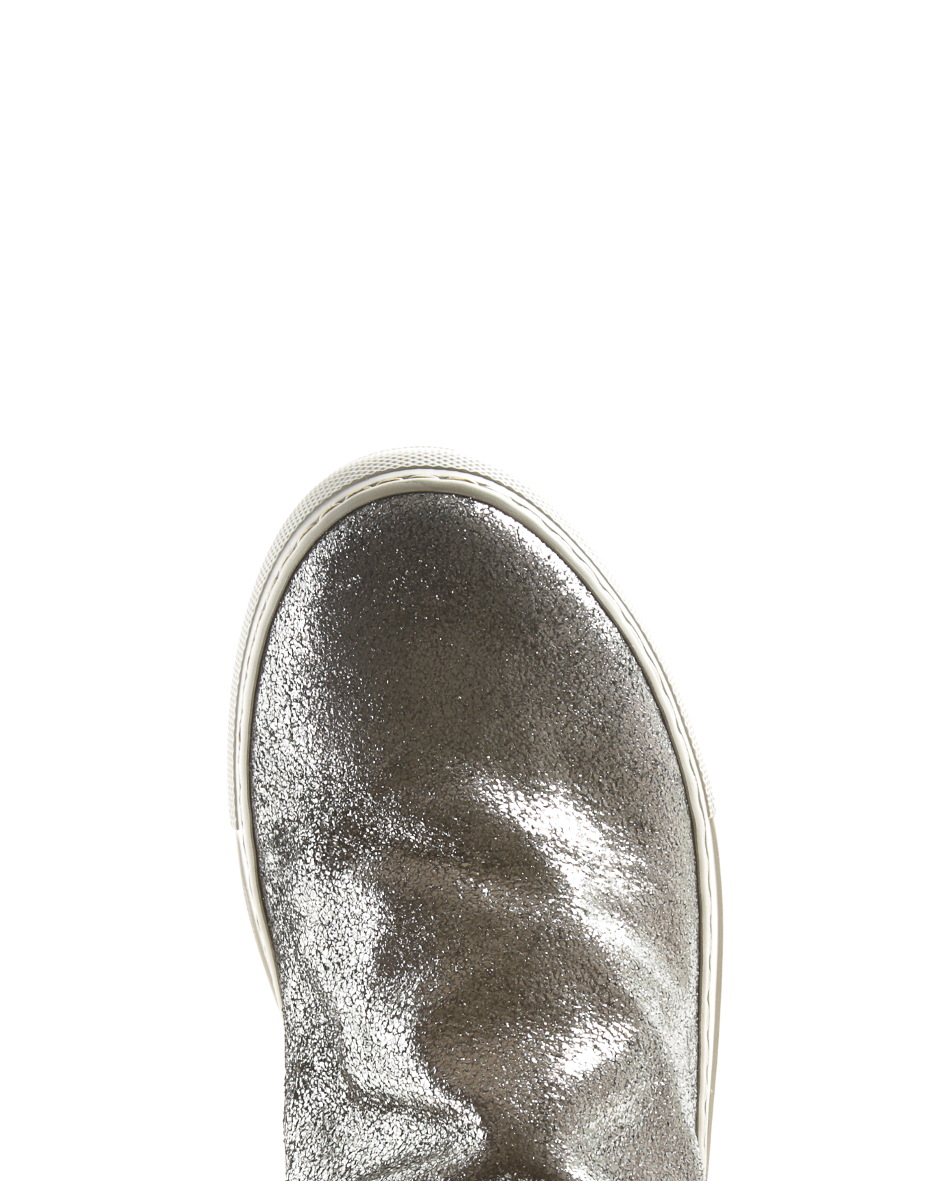 BIEL Silver Leather Sneakers Boots
