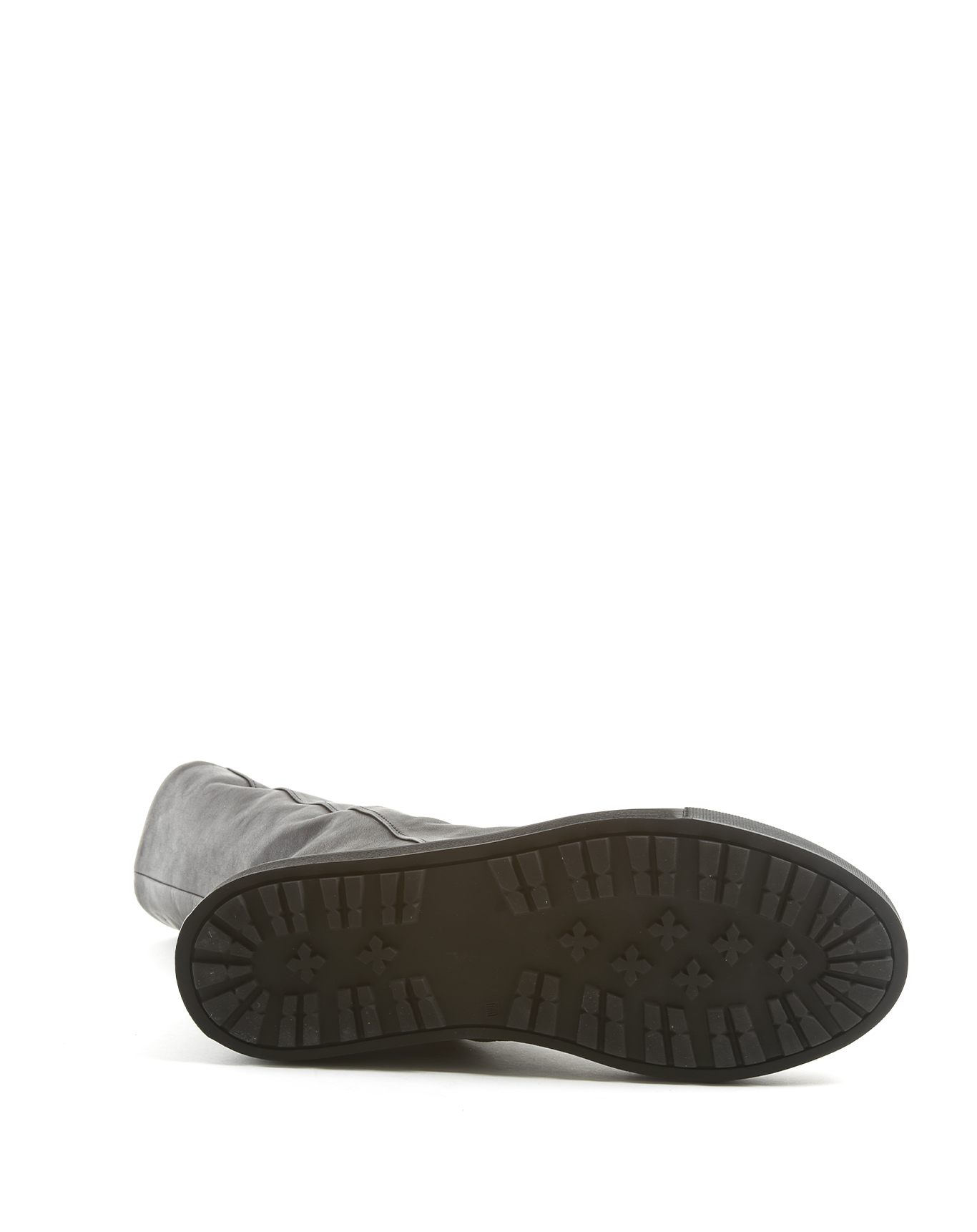 BILLY Black Leather Sneakers Boots