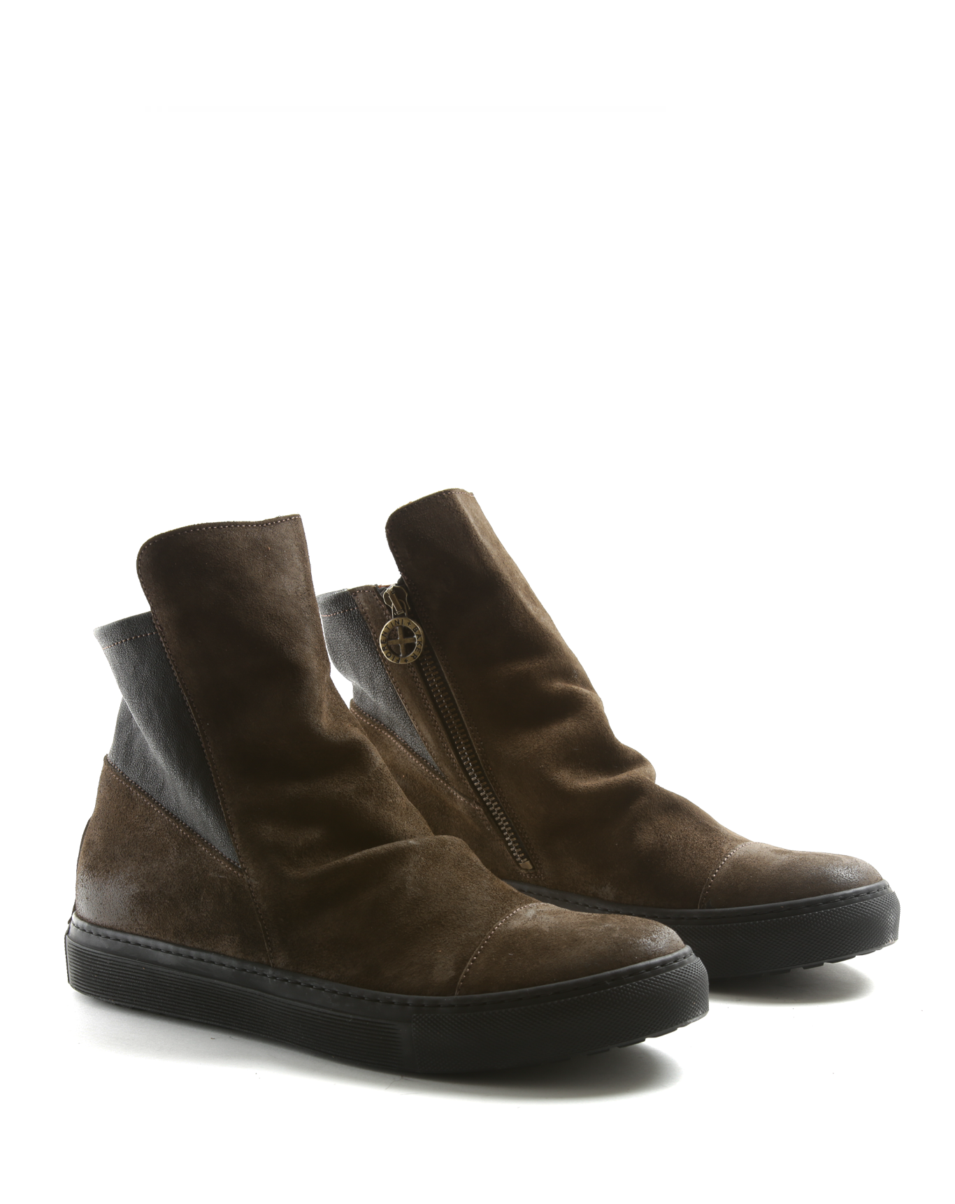 BRET Brown Suede Sneakers Boots