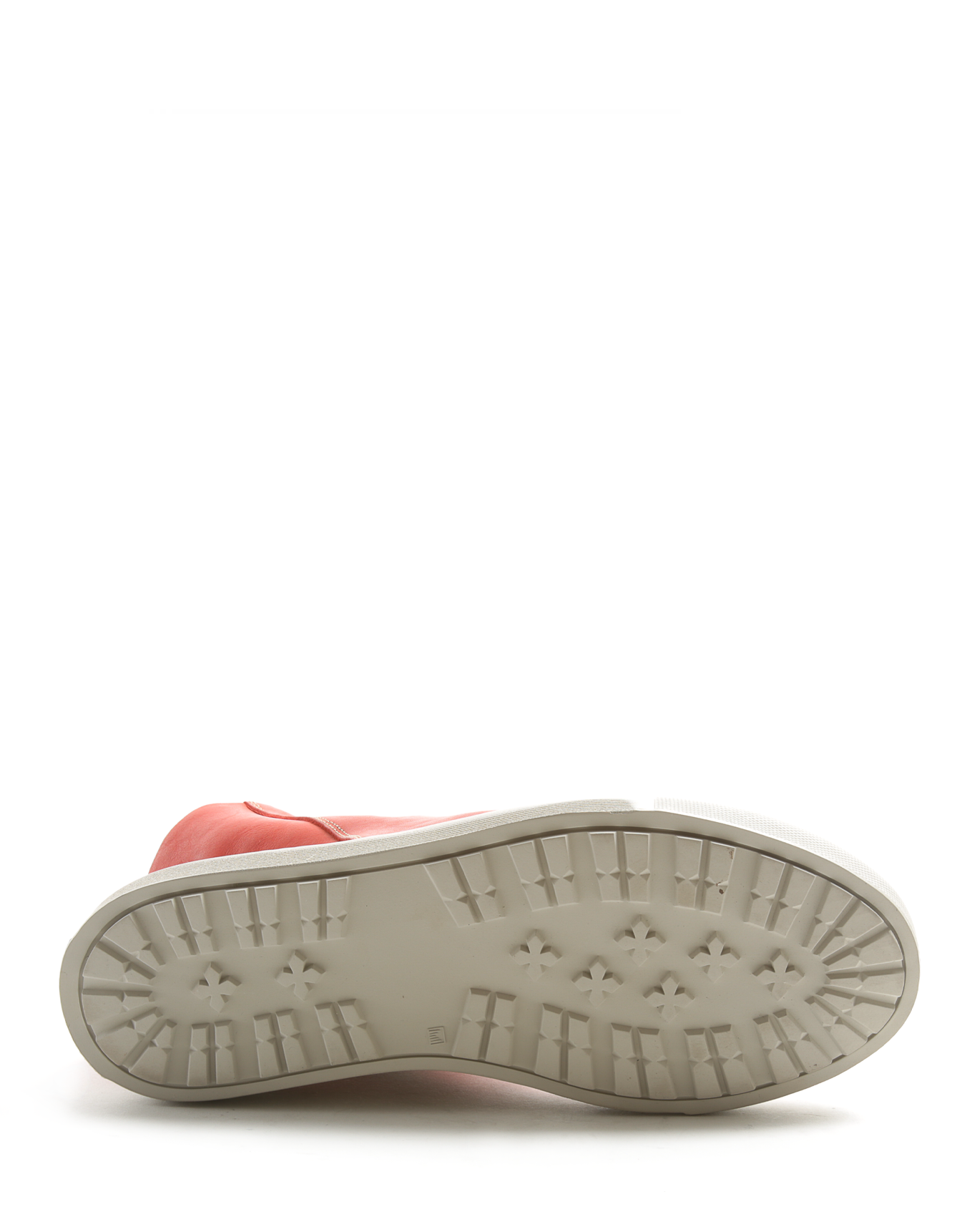 BIEL Red Leather Sneaker Boots