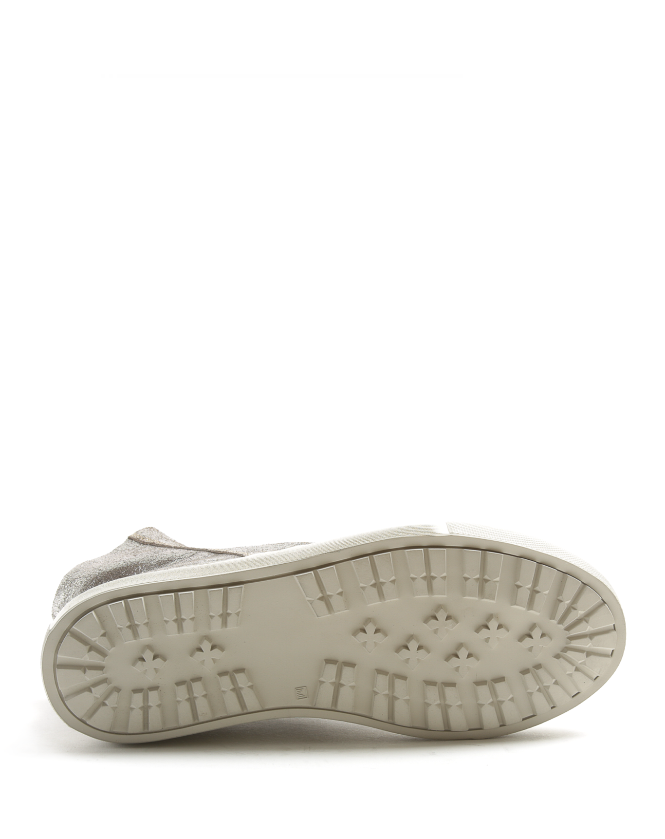 BIEL Silver Leather Sneaker Boots