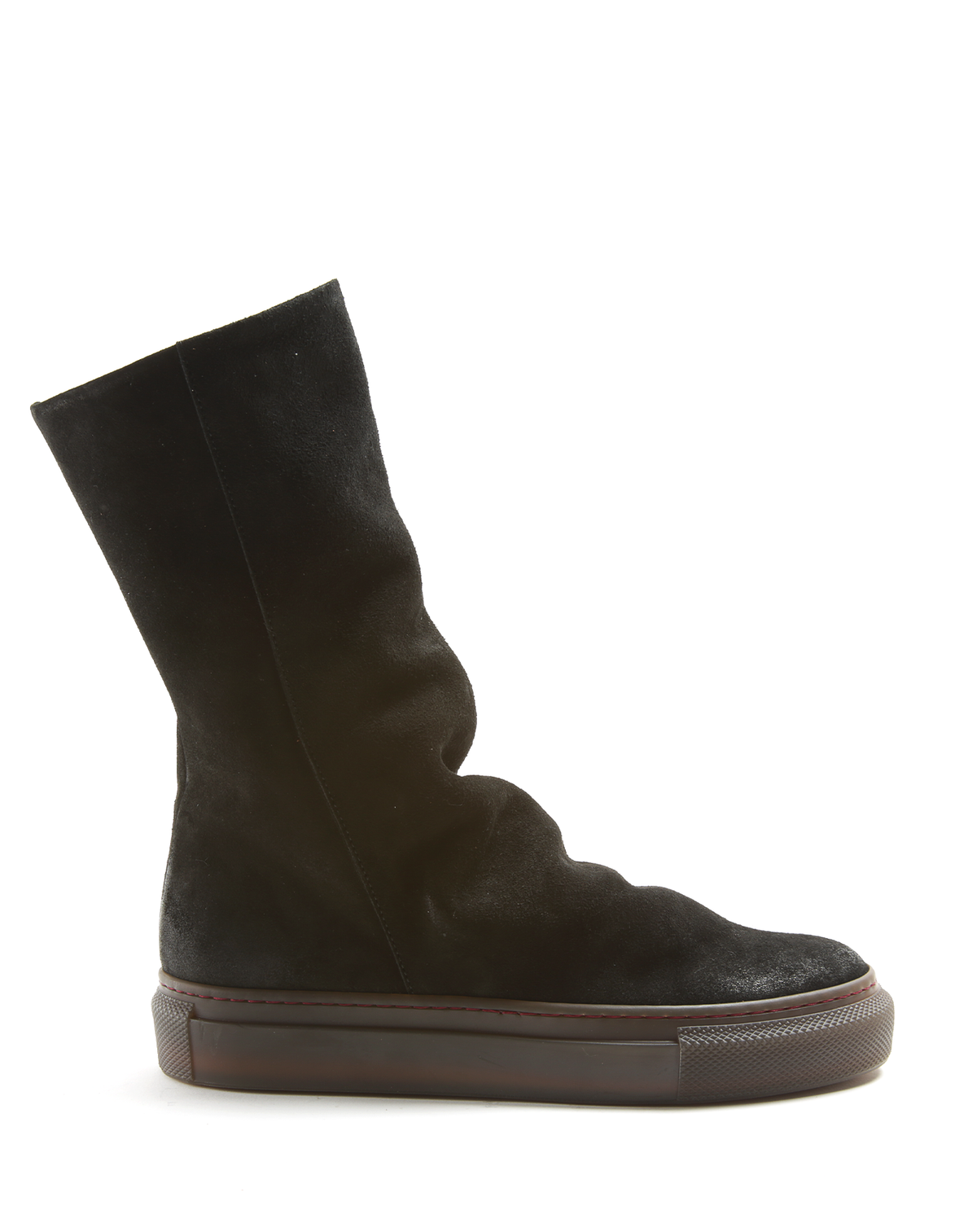 BULLA Black Suede Sneaker Boots
