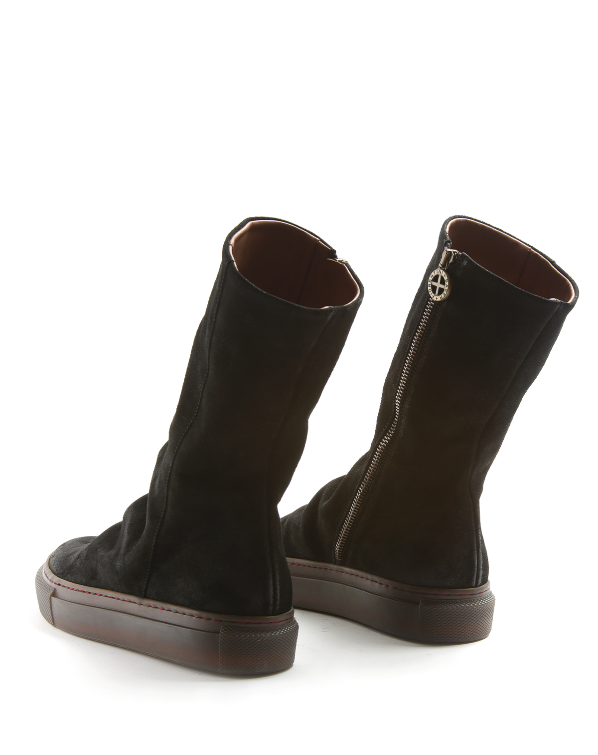 BULLA Black Suede Sneaker Boots