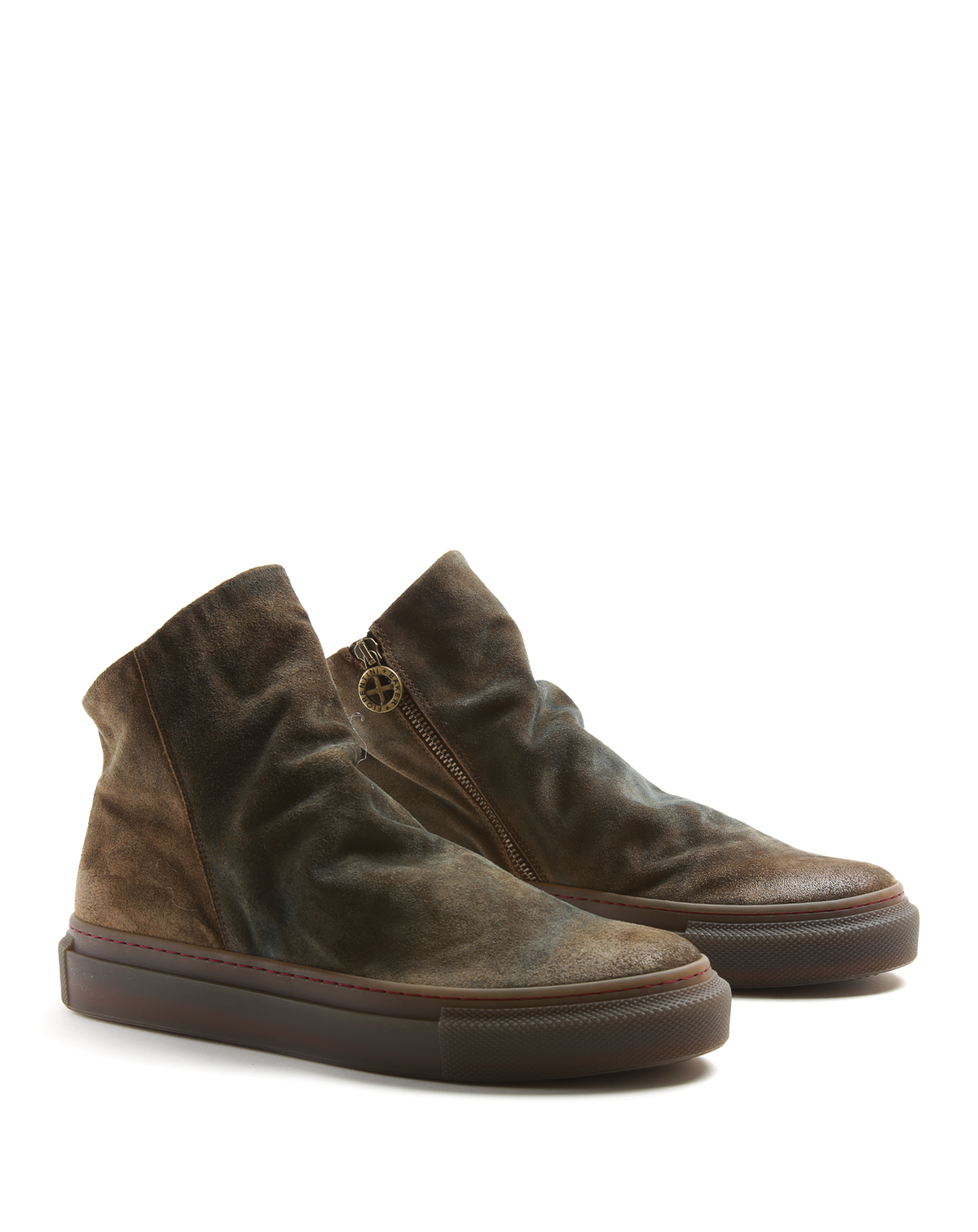 BUELL Shades Black/Indigo/Brown Sneaker Boots