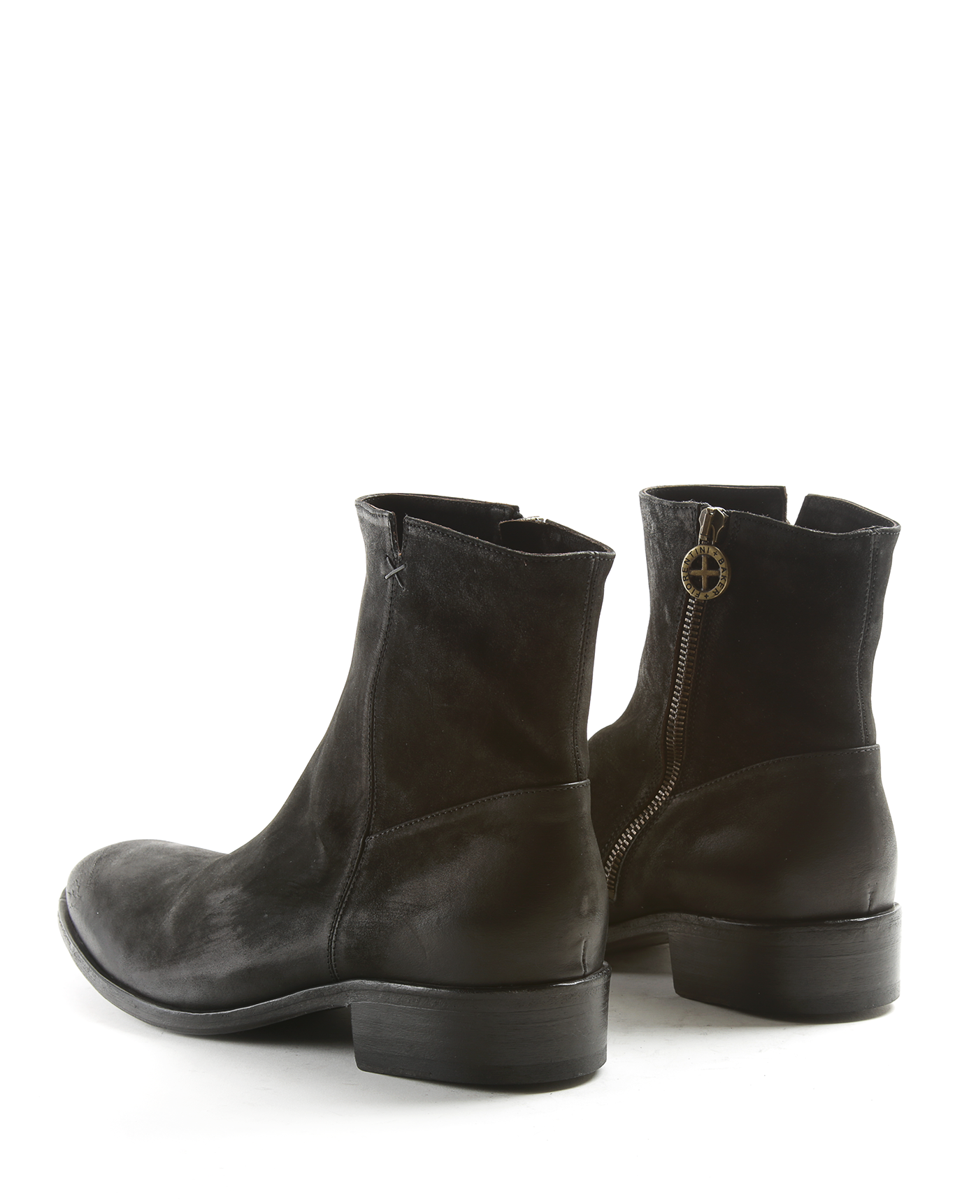 CALE Black Leather Boots