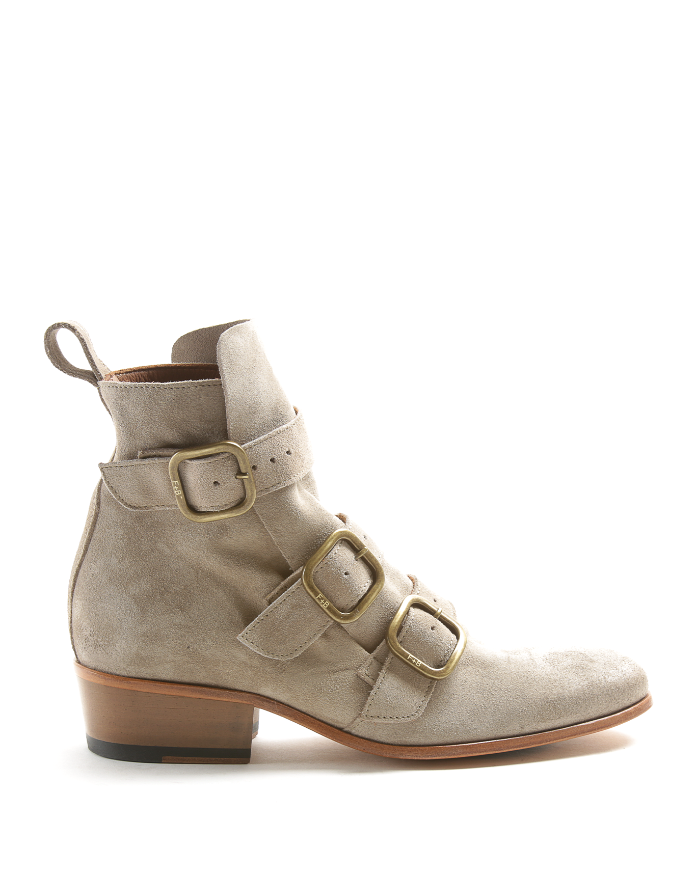 COLT Light Beige Suede Boots