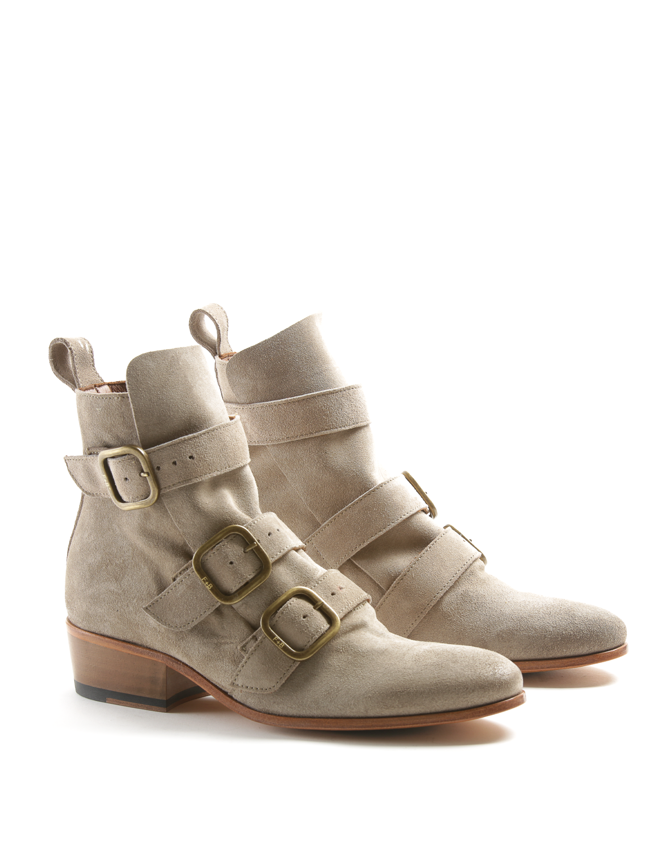 COLT Light Beige Suede Boots