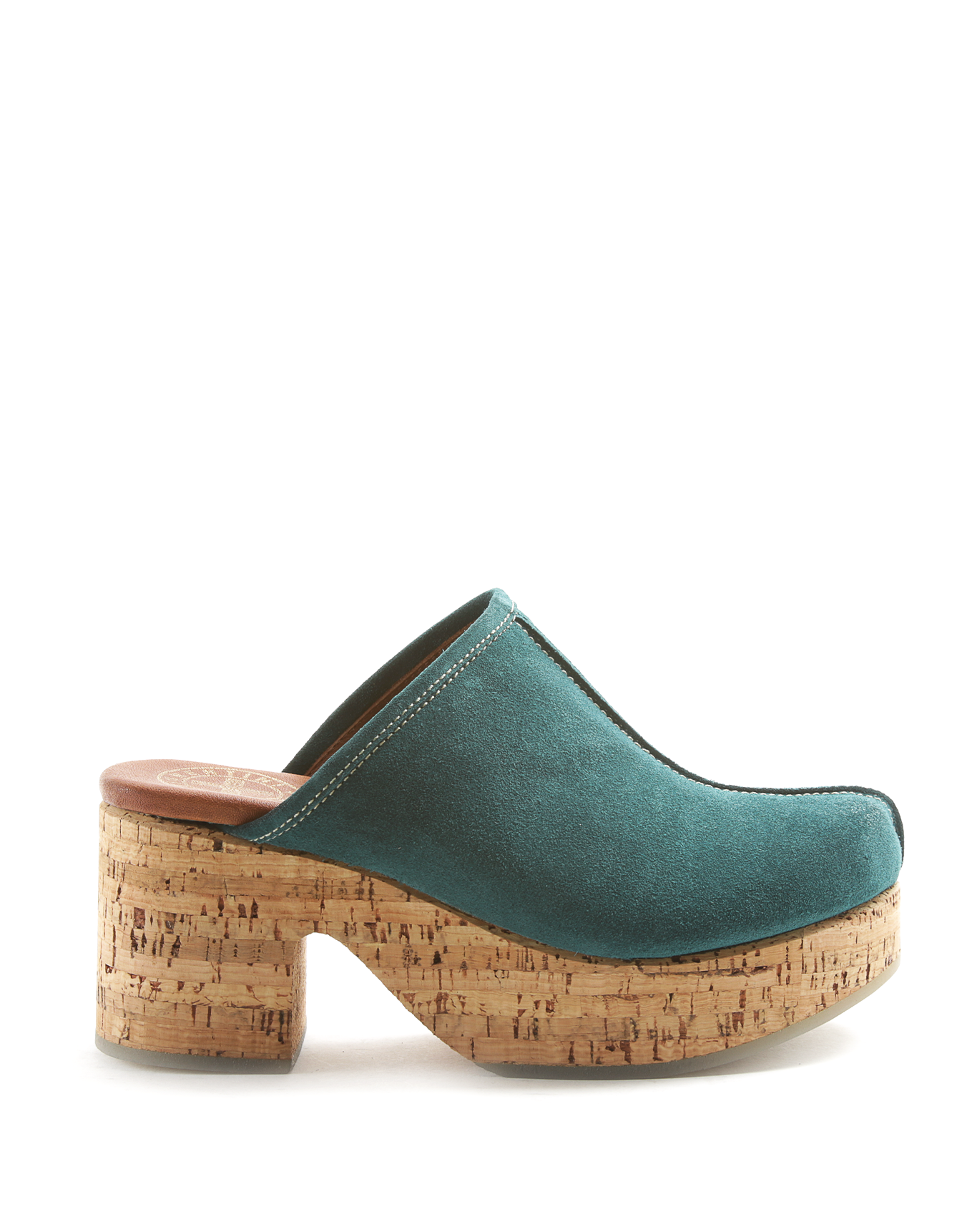 DORE Petrol Wedge Sandals