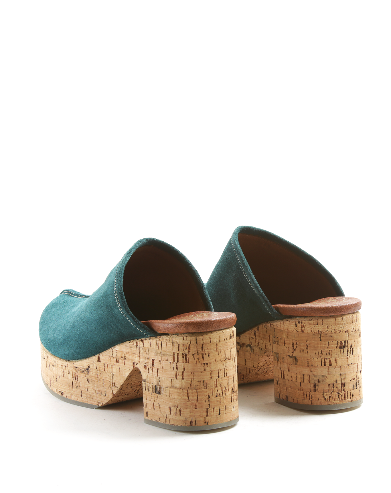 DORE Petrol Wedge Sandals