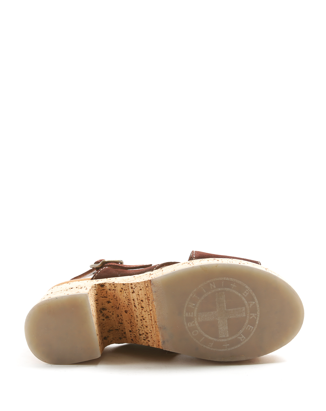 DEVON Deep Russet Brown Wedge Sandals