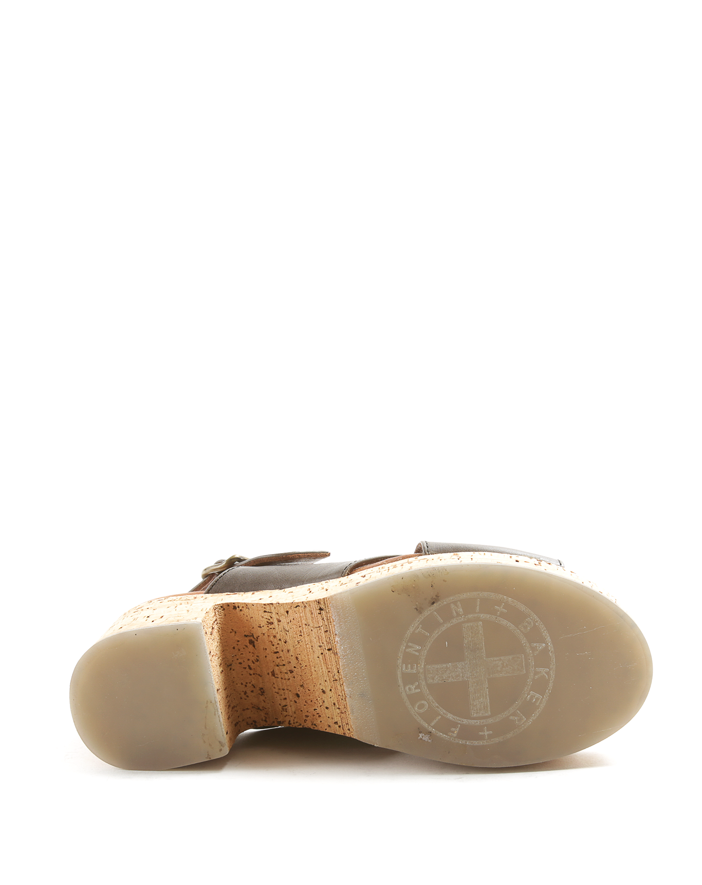 DEVON Grey Rust Wedge Sandals