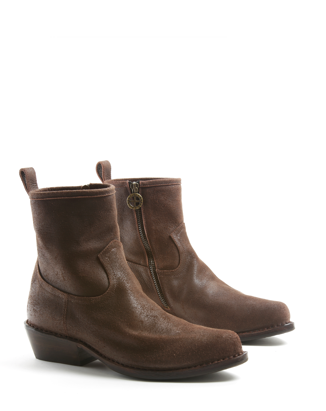 DAN Brown Leather Boots