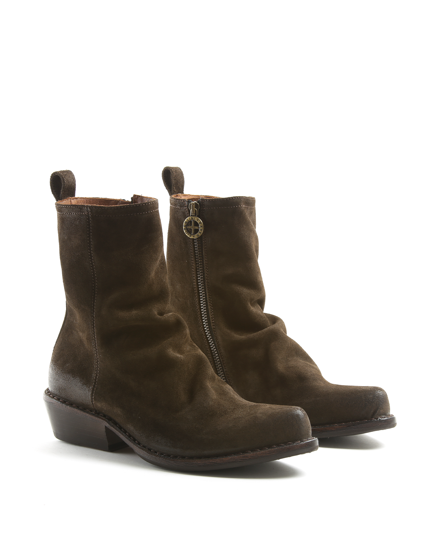 DERRY Brown Suede Boots