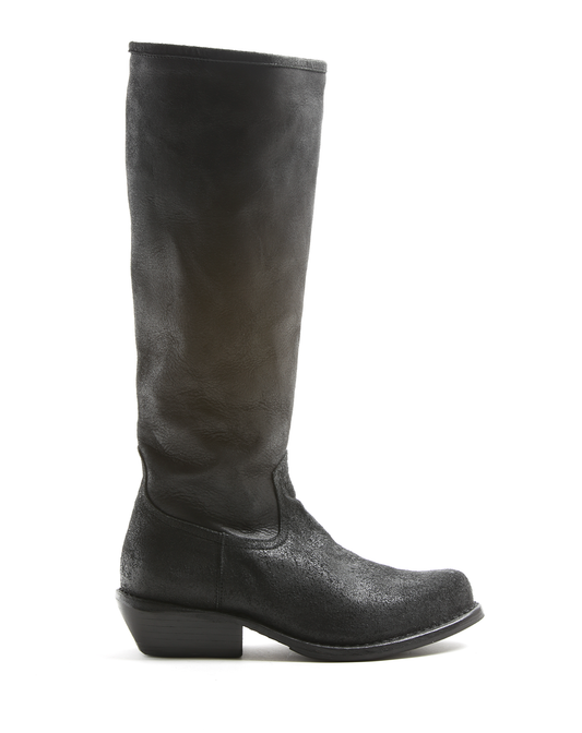 DORA Black Leather Boots