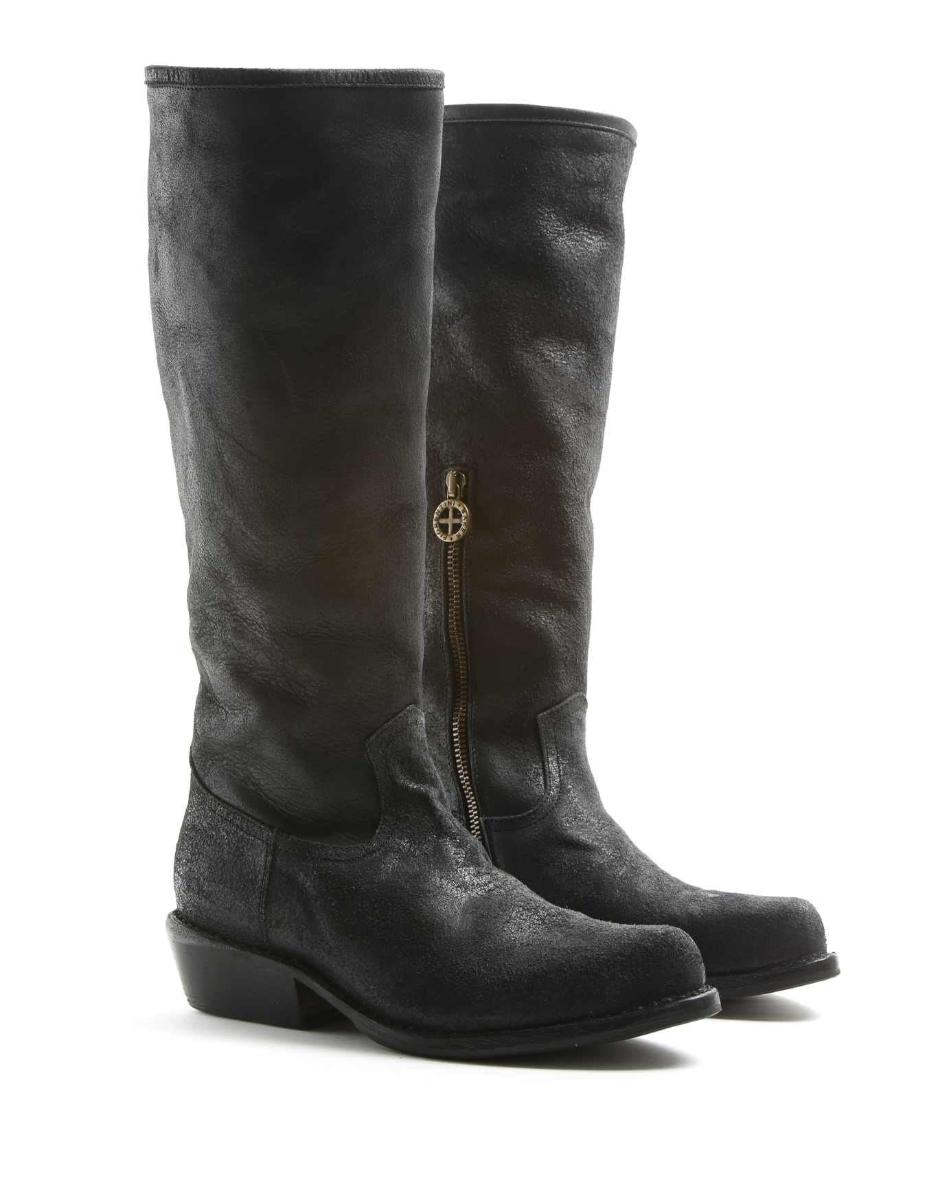 DORA Black Leather Boots