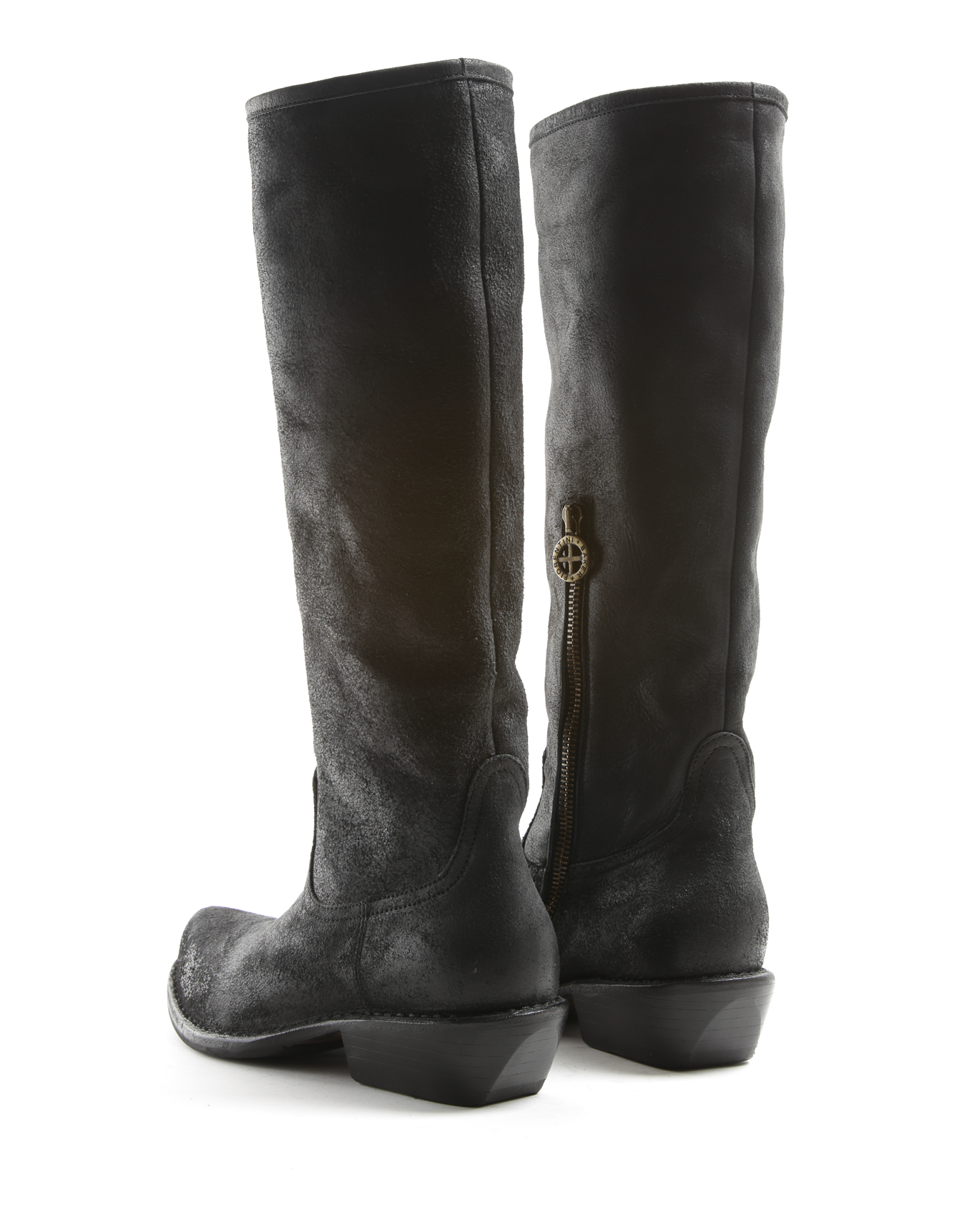 DORA Black Leather Boots