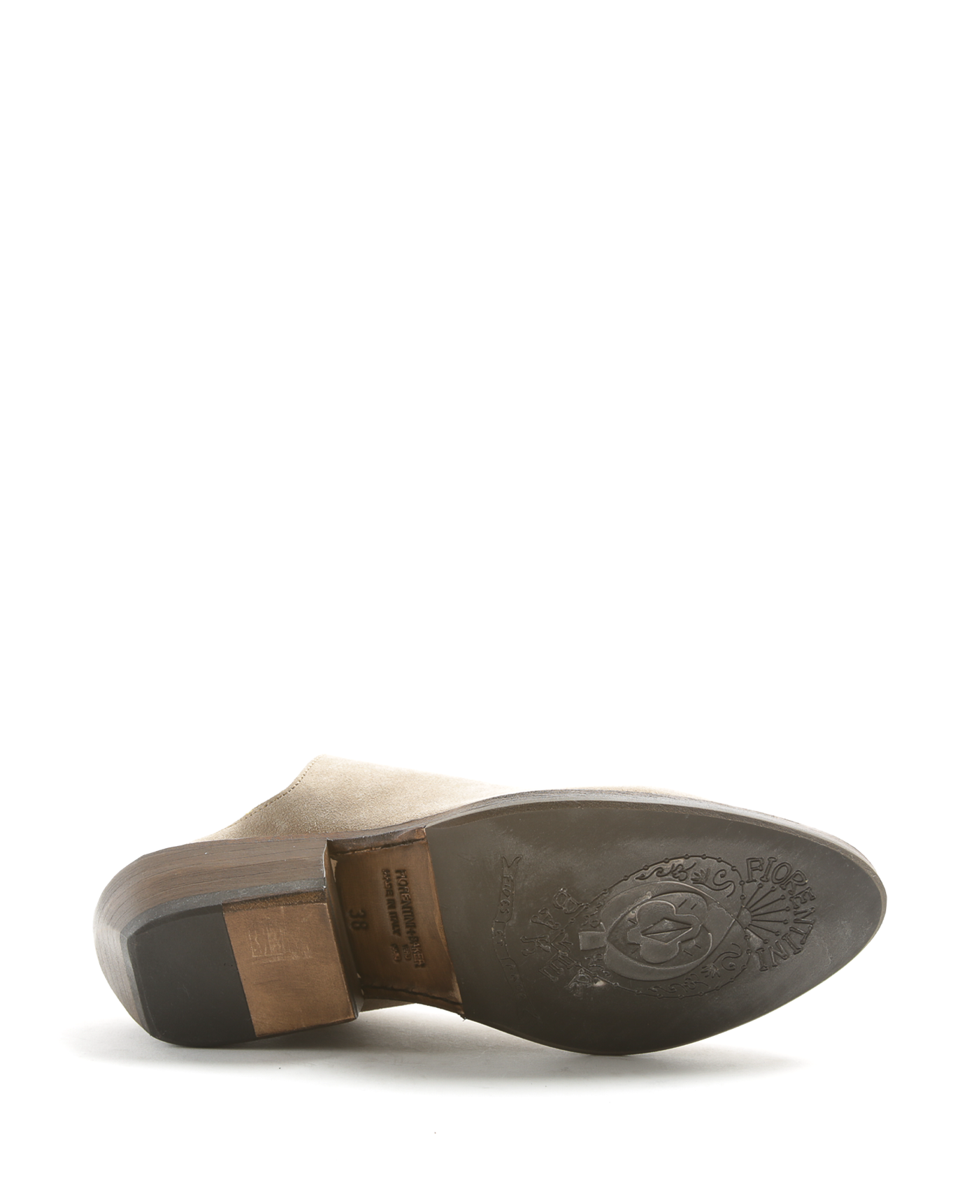DANA Light Beige Suede Sabot