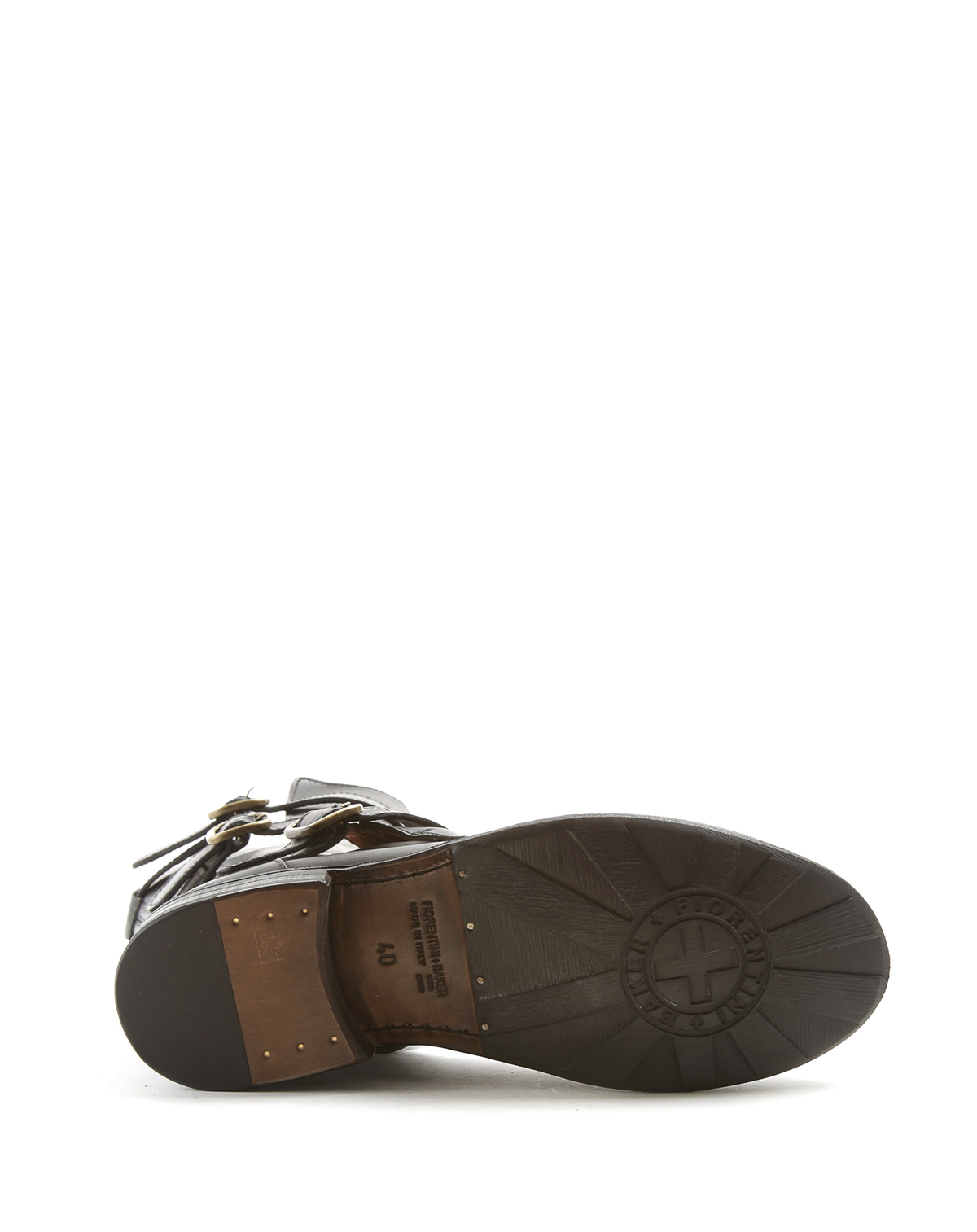7040/22-V Black Leather Boots
