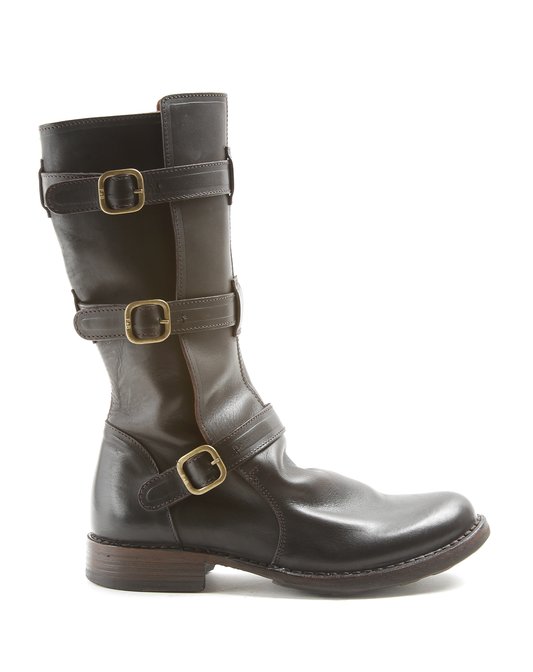 7040/22-V Dark Brown Leather Boots
