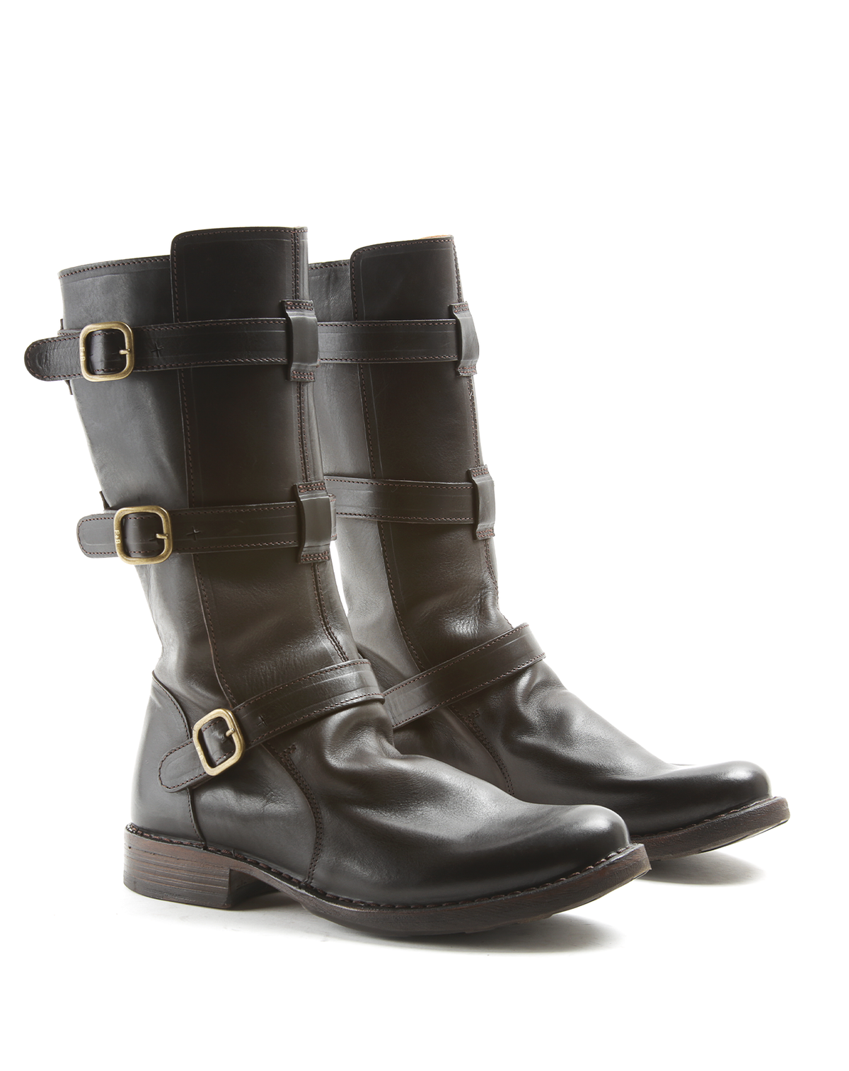 7040/22-V Dark Brown Leather Boots