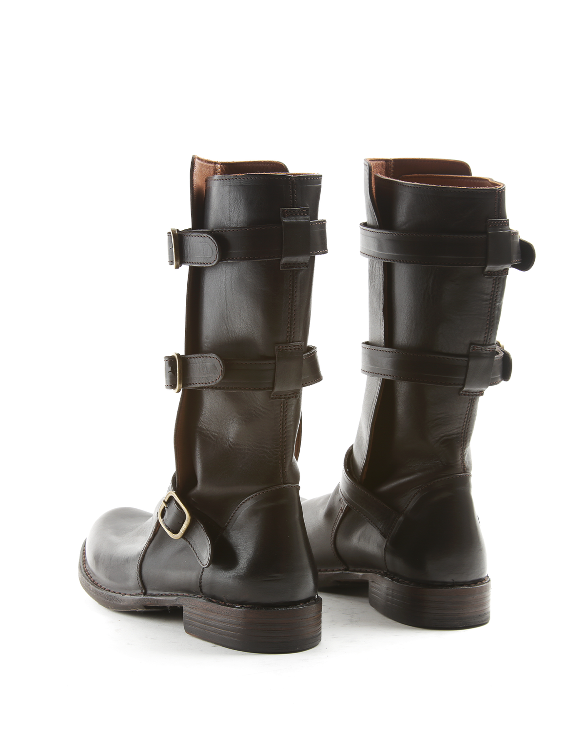 7040/22-V Dark Brown Leather Boots