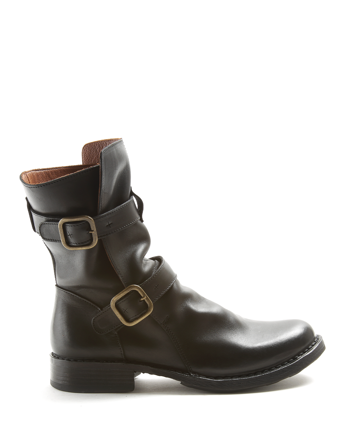 713/22-V Black Luxury Leather Boots