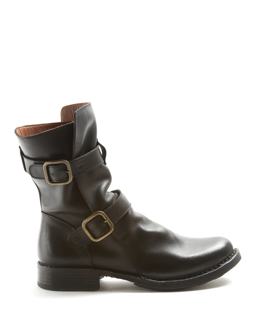 713/22-V Black Luxury Leather Boots