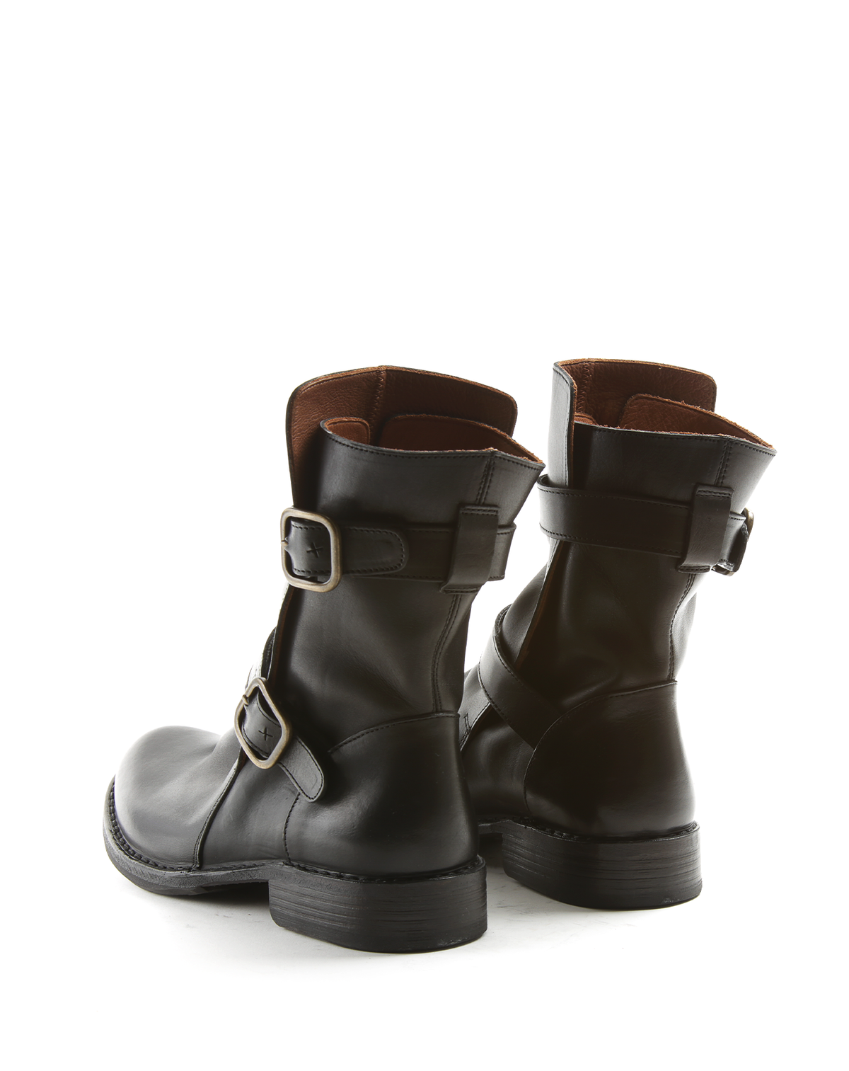 713/22-V Black Luxury Leather Boots