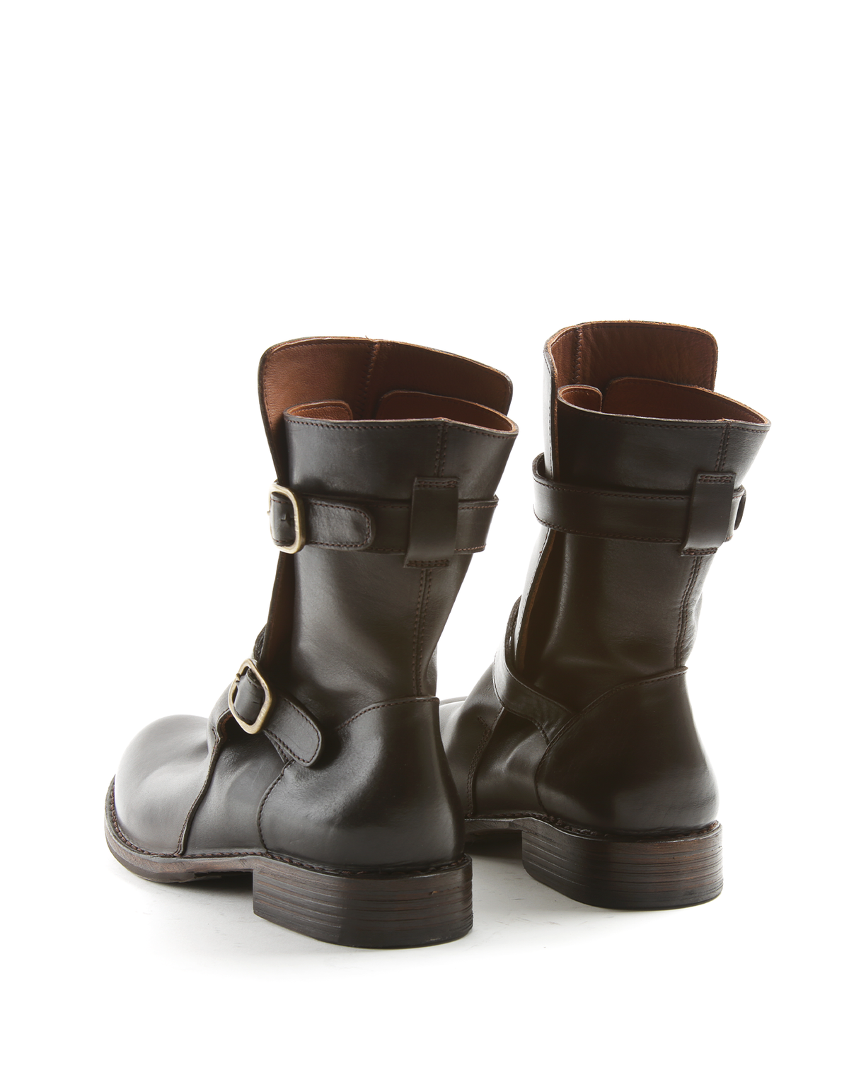 713/22-V Dark Brown Luxury Leather Boots