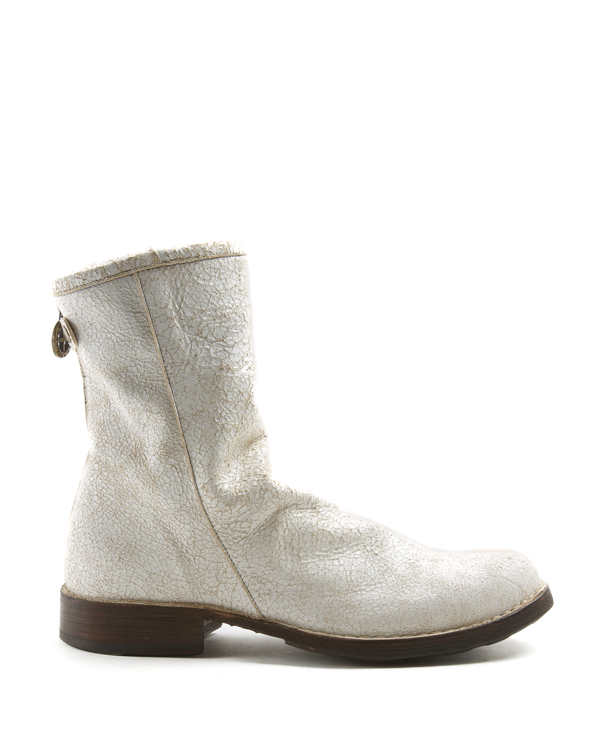 EVEN Off-White Leather Boots
