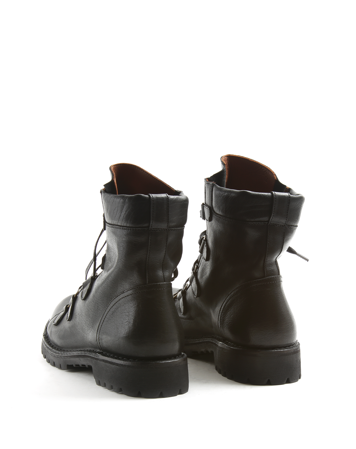 M-EMOD Black Leather Boots