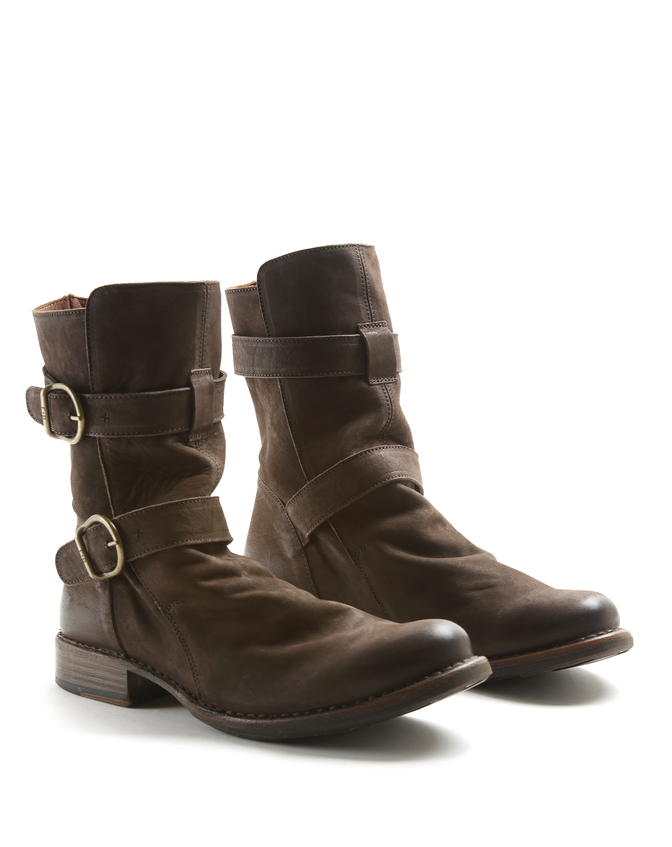 713 Brown Leather Boots
