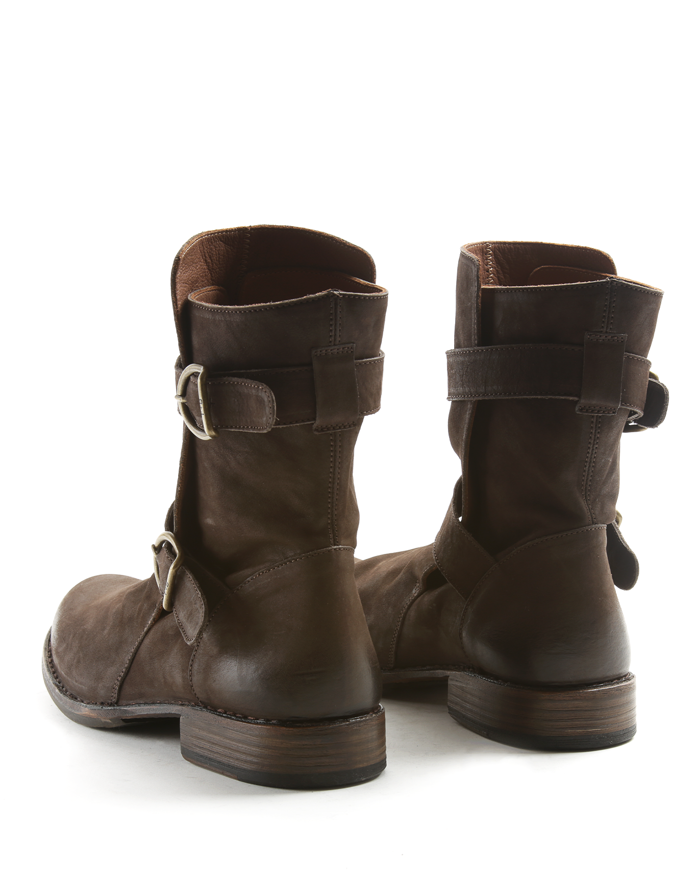 713 Brown Leather Boots