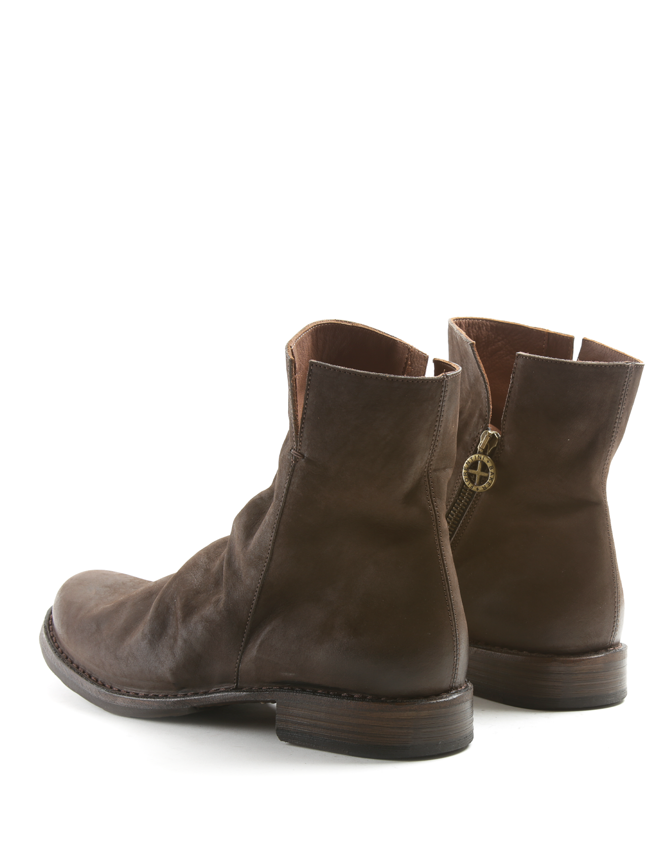 ELF Coffee Leather Boots