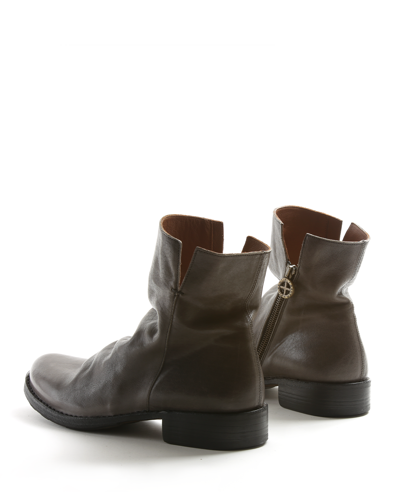 ELF Grey Rust Leather Boots