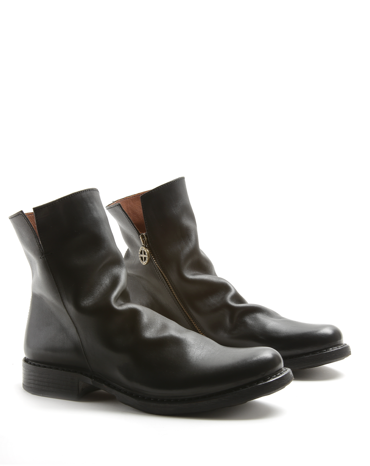 ELF-V Black Luxury Leather Boots