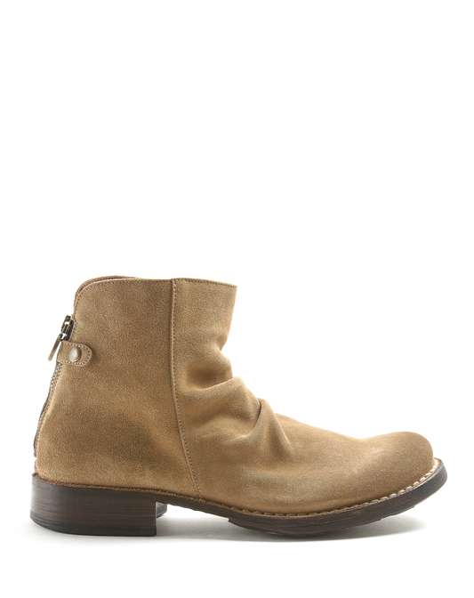 ELINA Sand Suede Boots