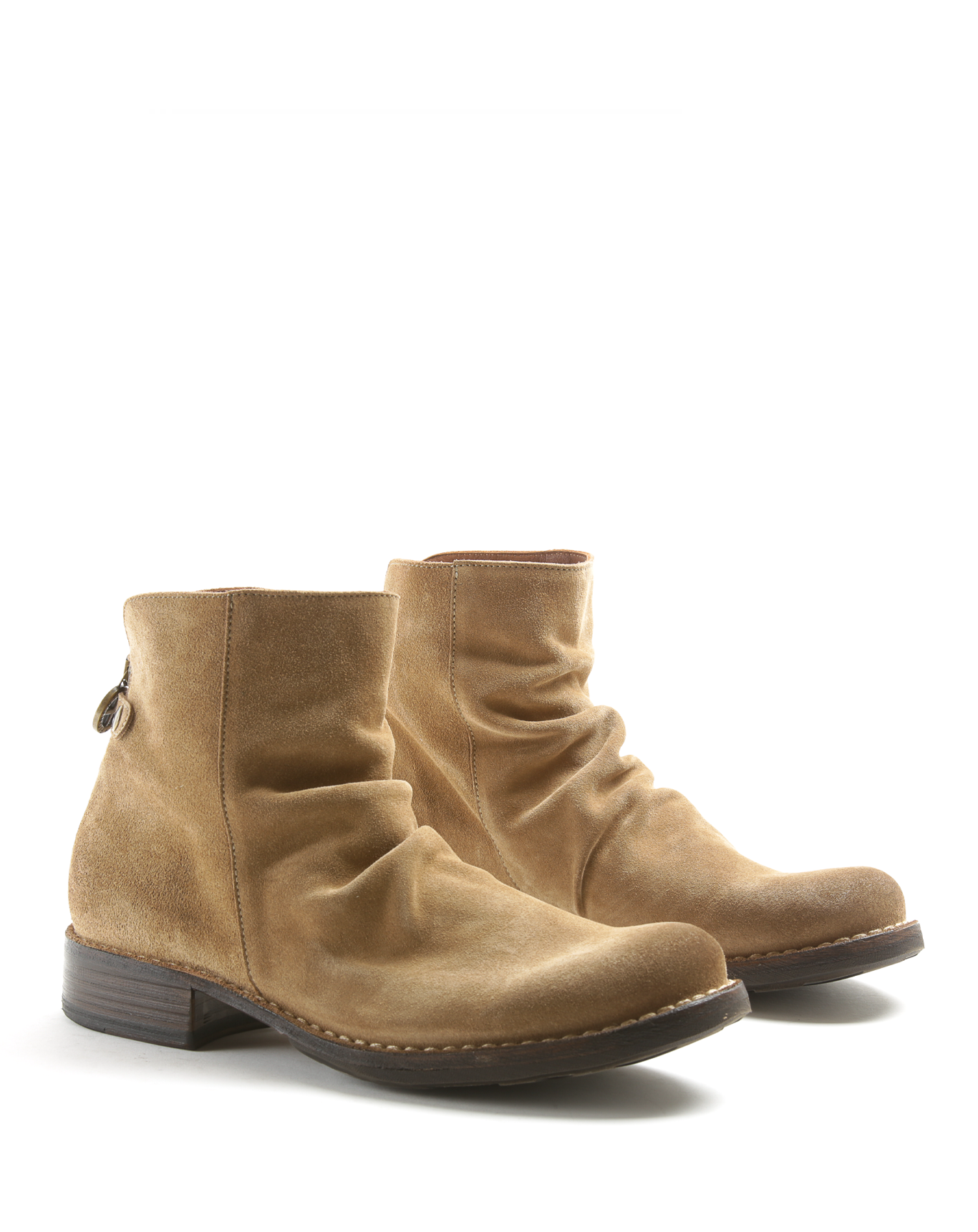 ELINA Sand Suede Boots