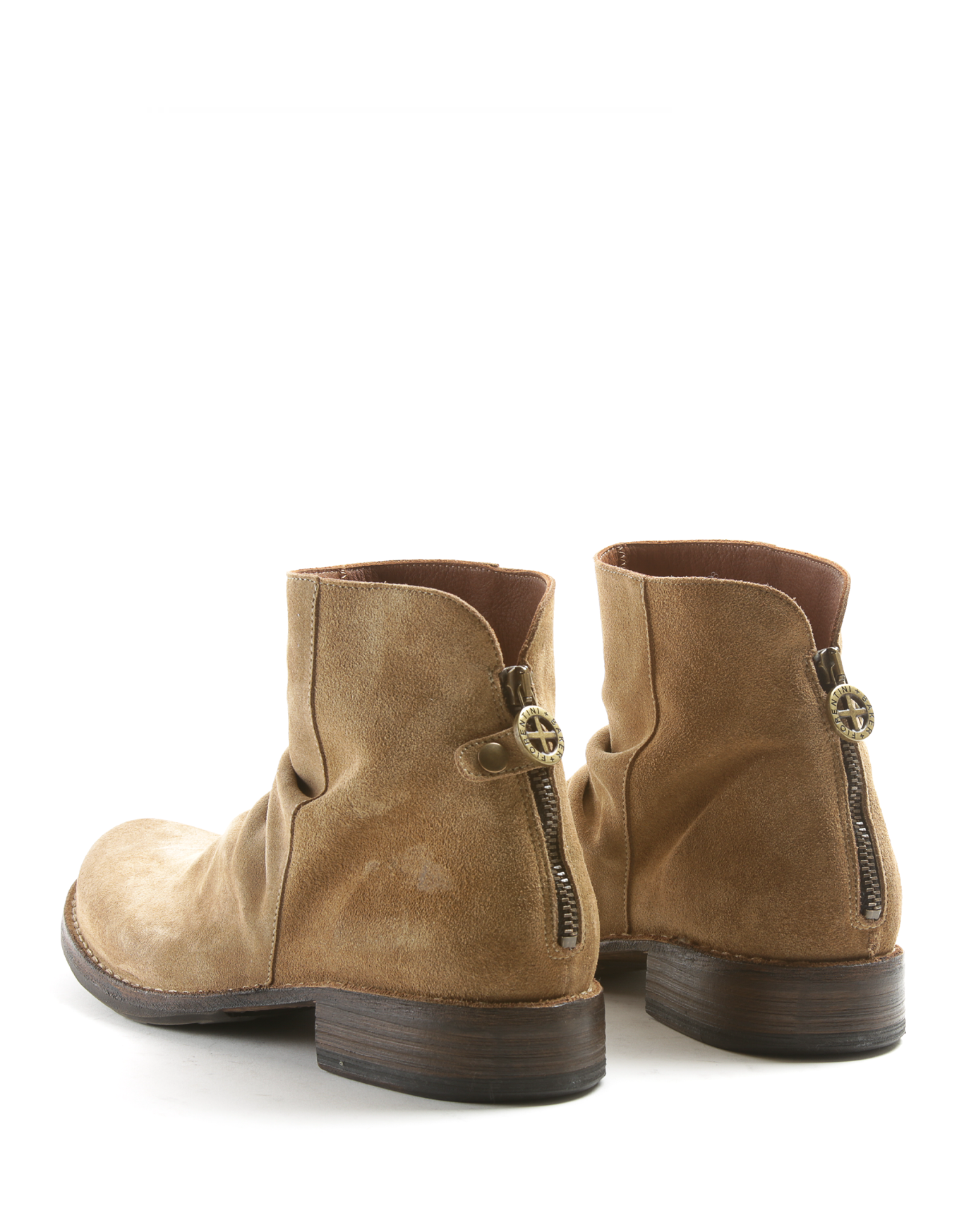 ELINA Sand Suede Boots