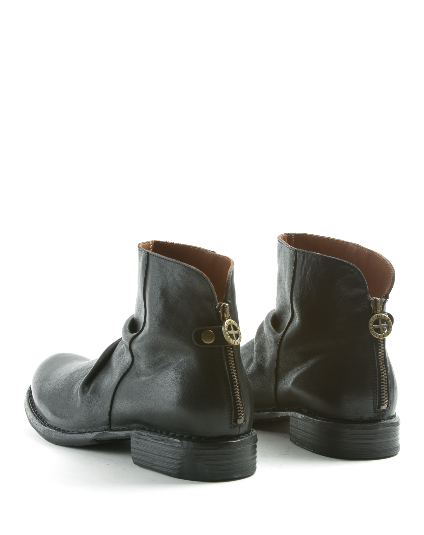 ELINA Black Leather Boots