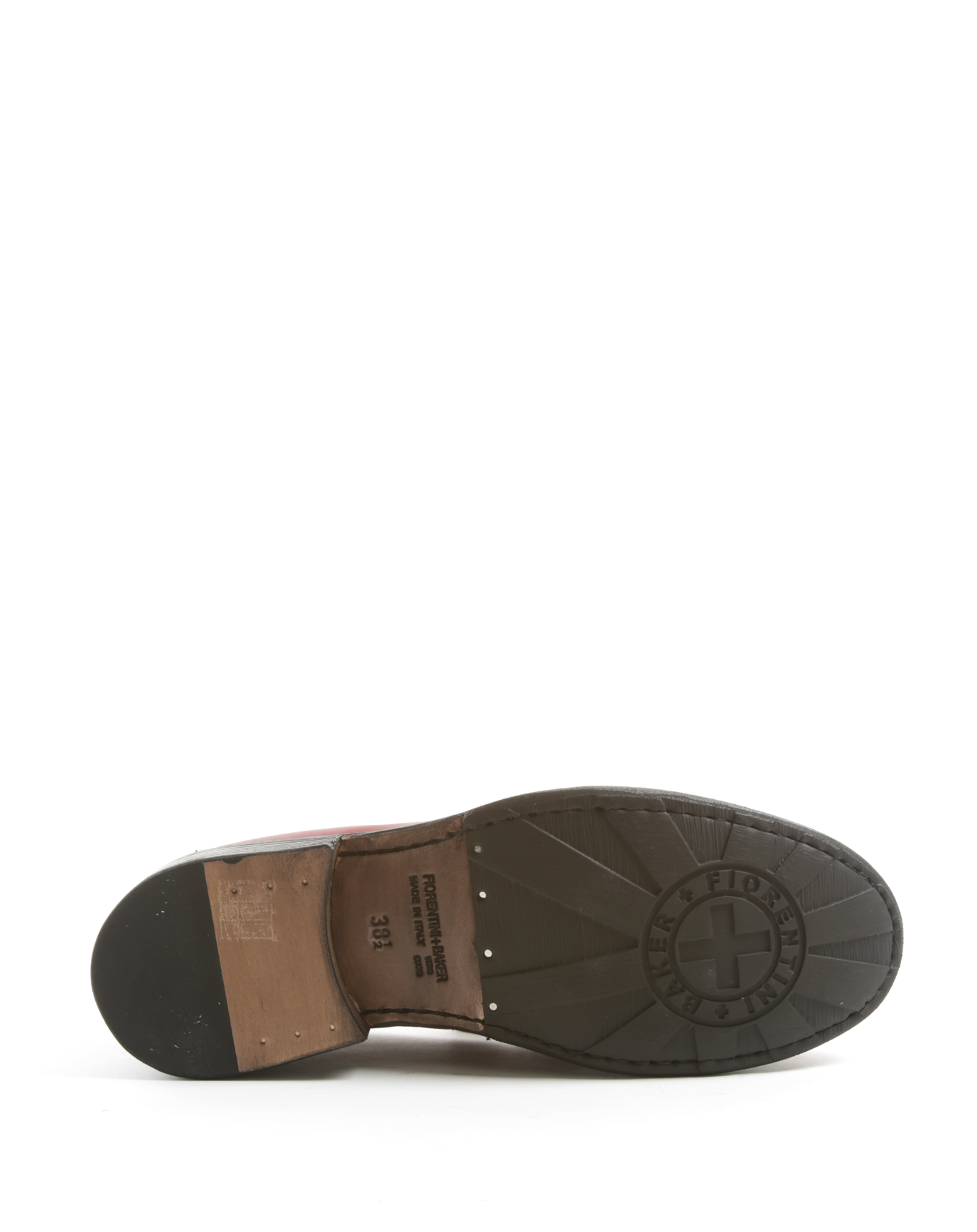 ERIC Red Leather Loafer