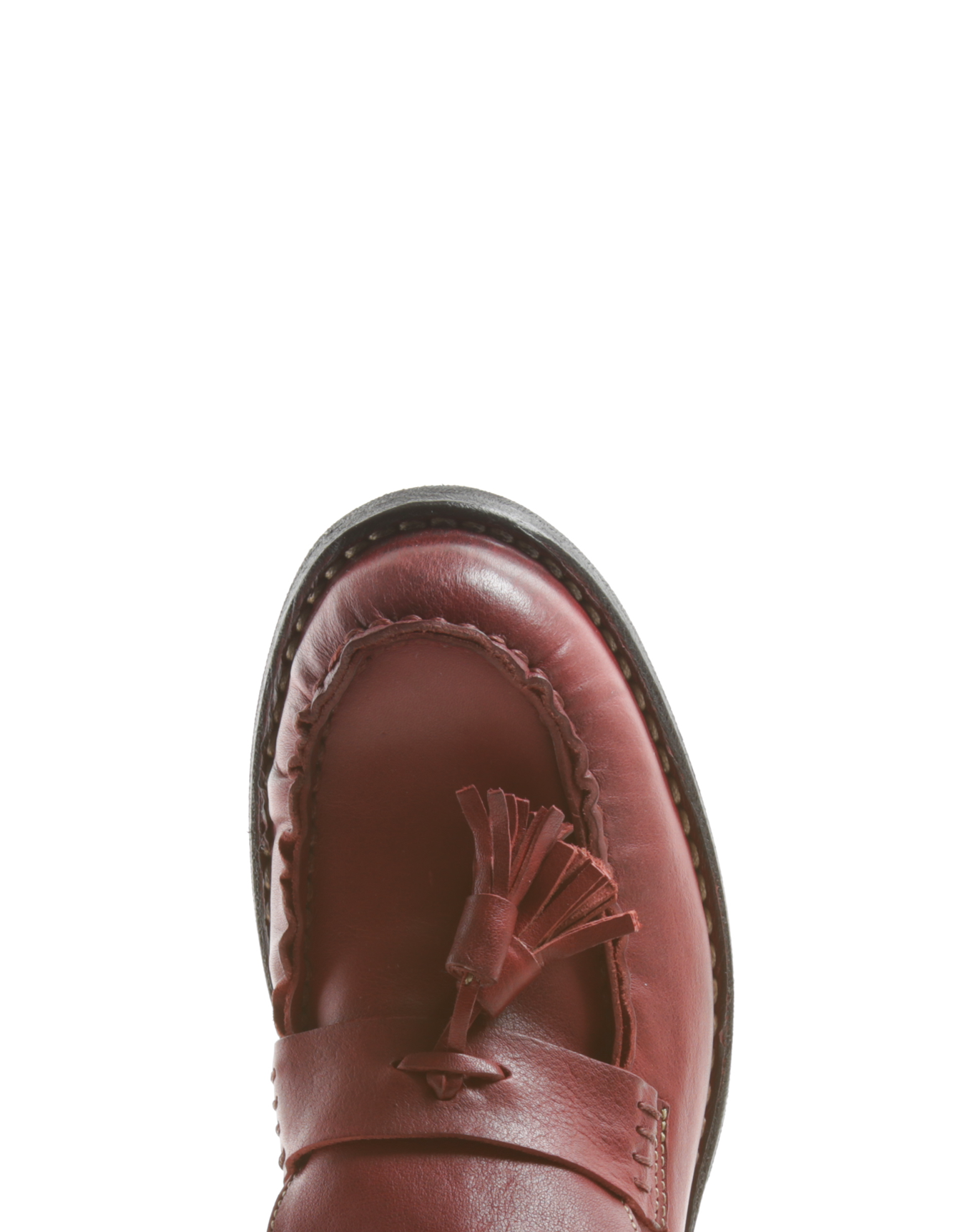 ERIC Red Leather Loafer